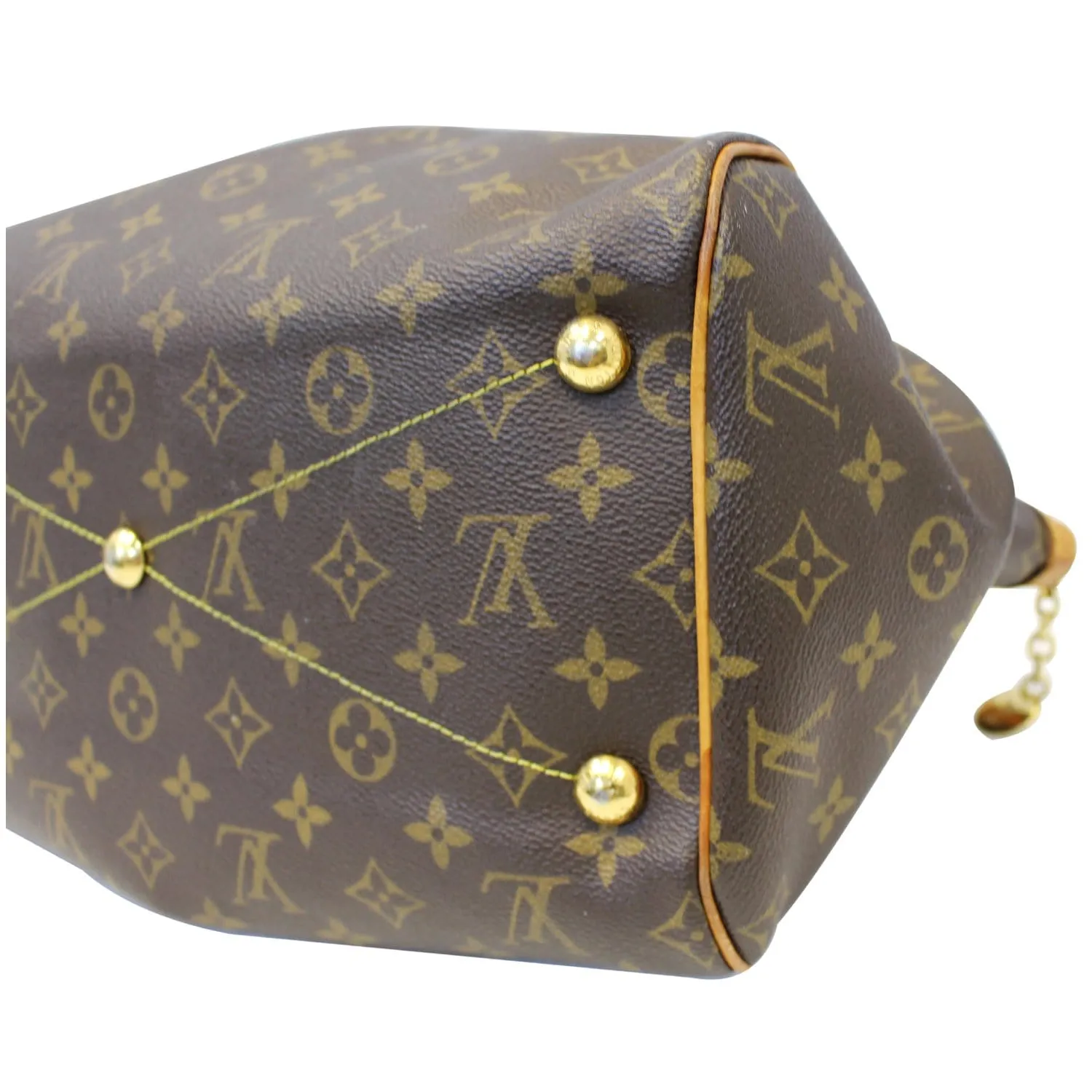 LOUIS VUITTON Tivoli GM Monogram Canvas Brown Shoulder Bag Brown