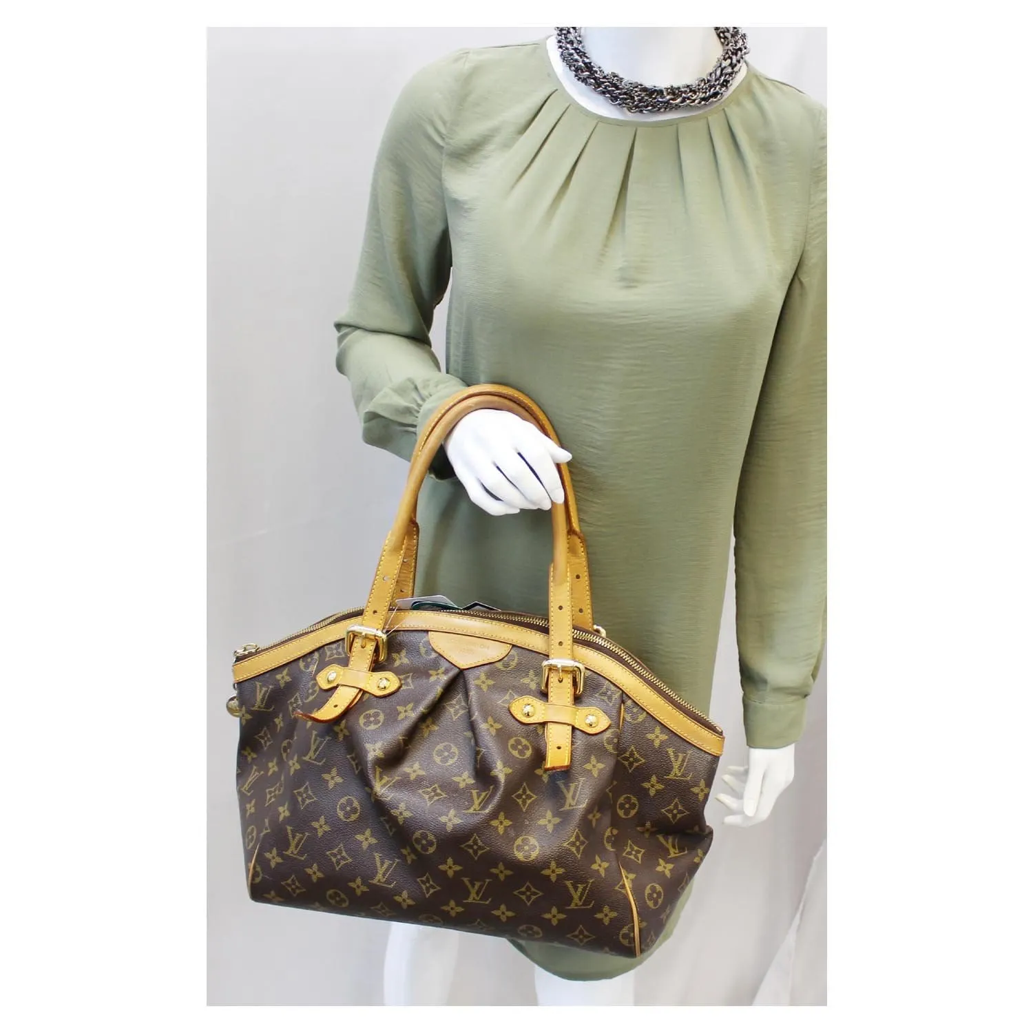 LOUIS VUITTON Tivoli GM Monogram Canvas Brown Shoulder Bag