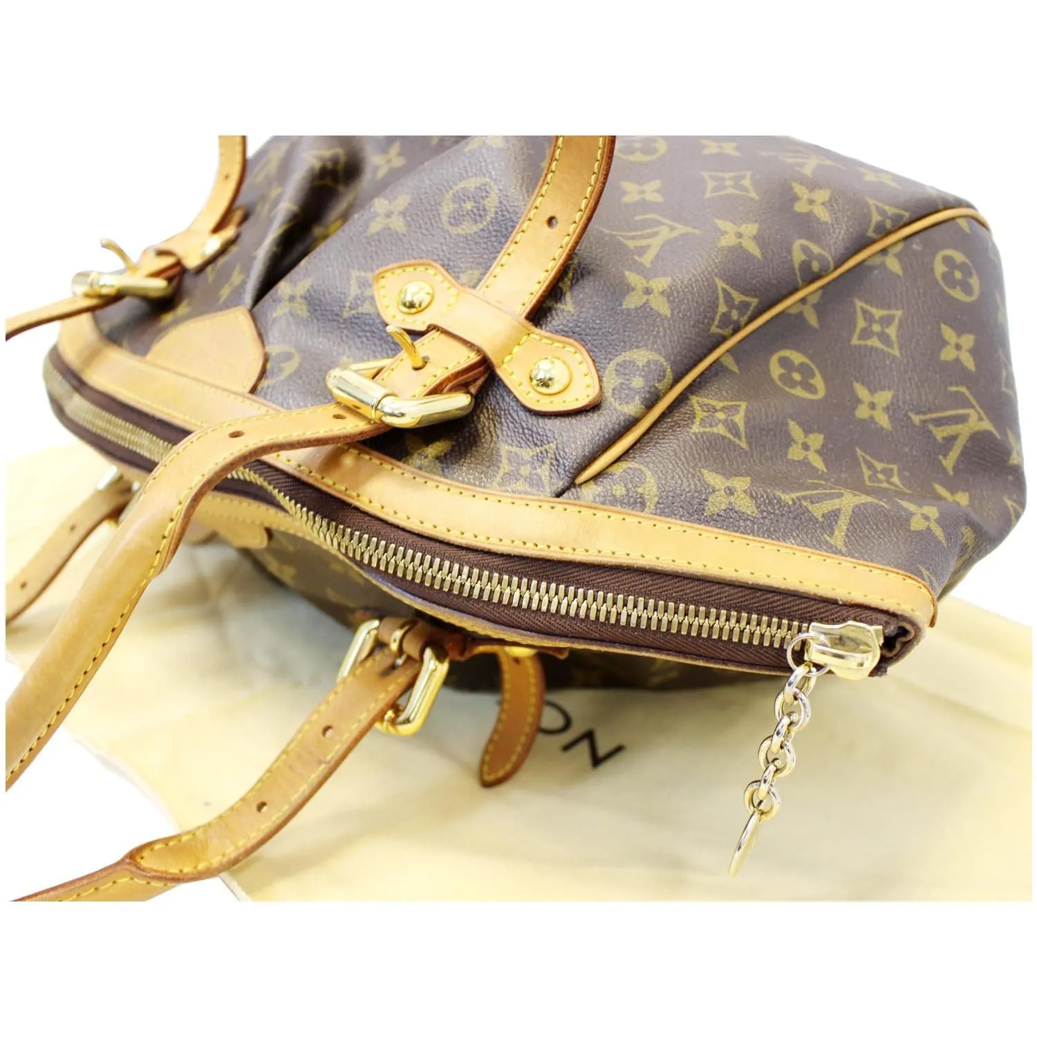 LOUIS VUITTON Tivoli GM Monogram Canvas Brown Shoulder Bag