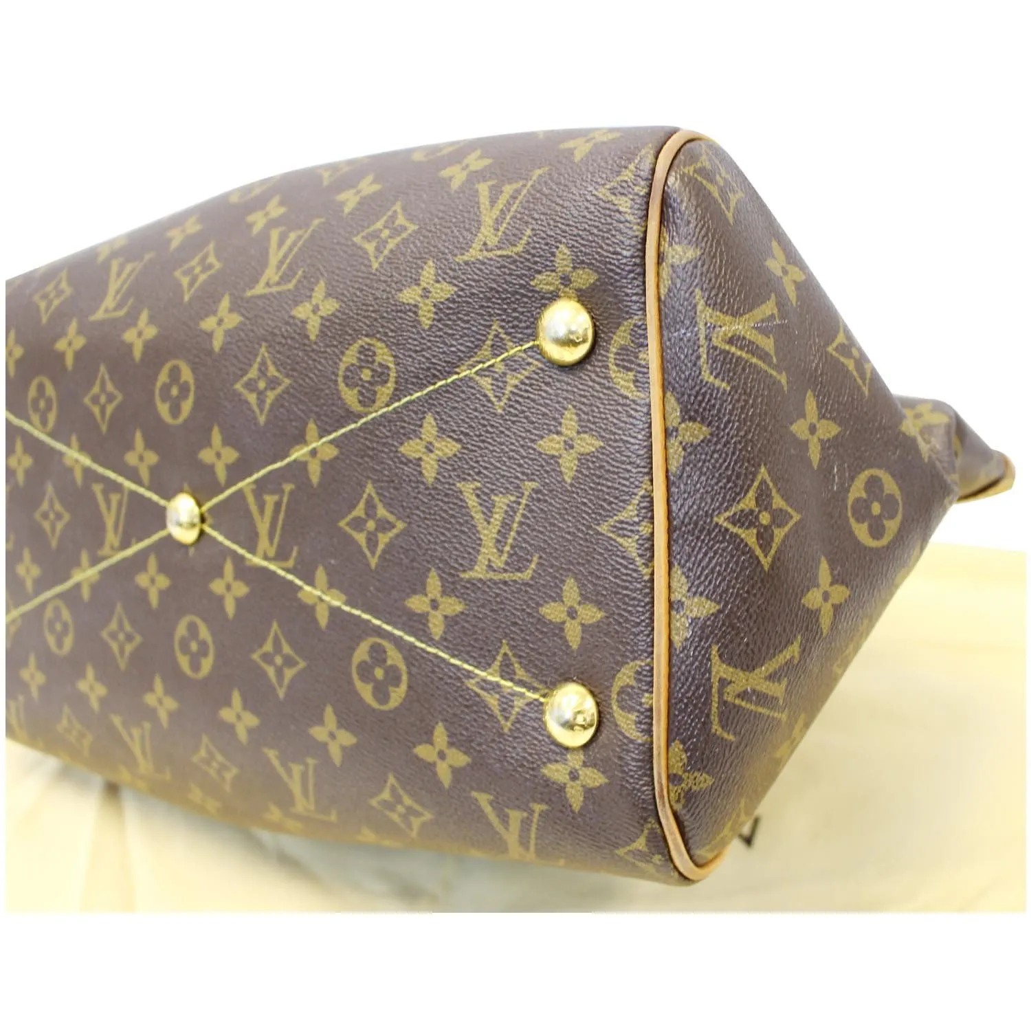 LOUIS VUITTON Tivoli GM Monogram Canvas Brown Shoulder Bag