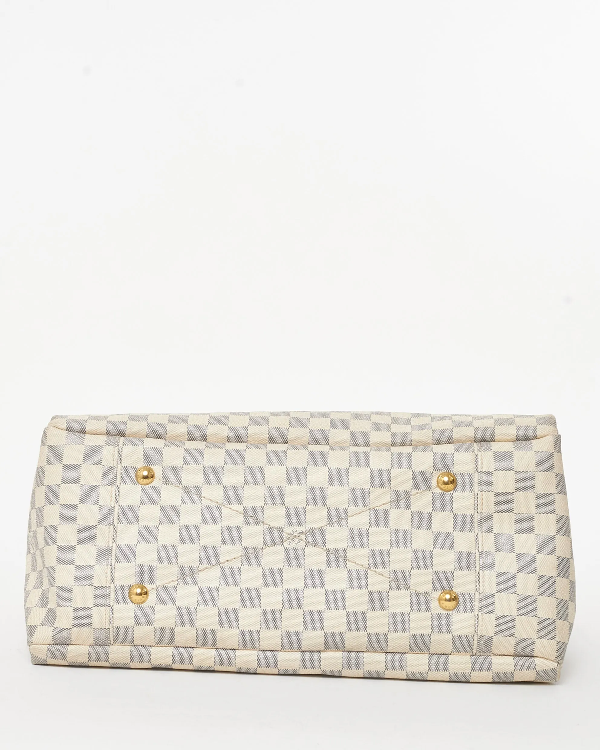 Louis Vuitton White Damier Azur Coated Canvas Artsy MM Shoulder Bag