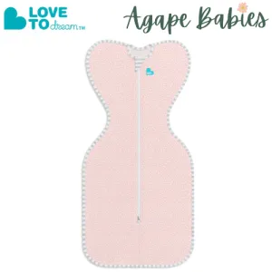 Love To Dream Swaddle UP Original Bamboo 1.0 TOG (Stage 1) - Pink Dot