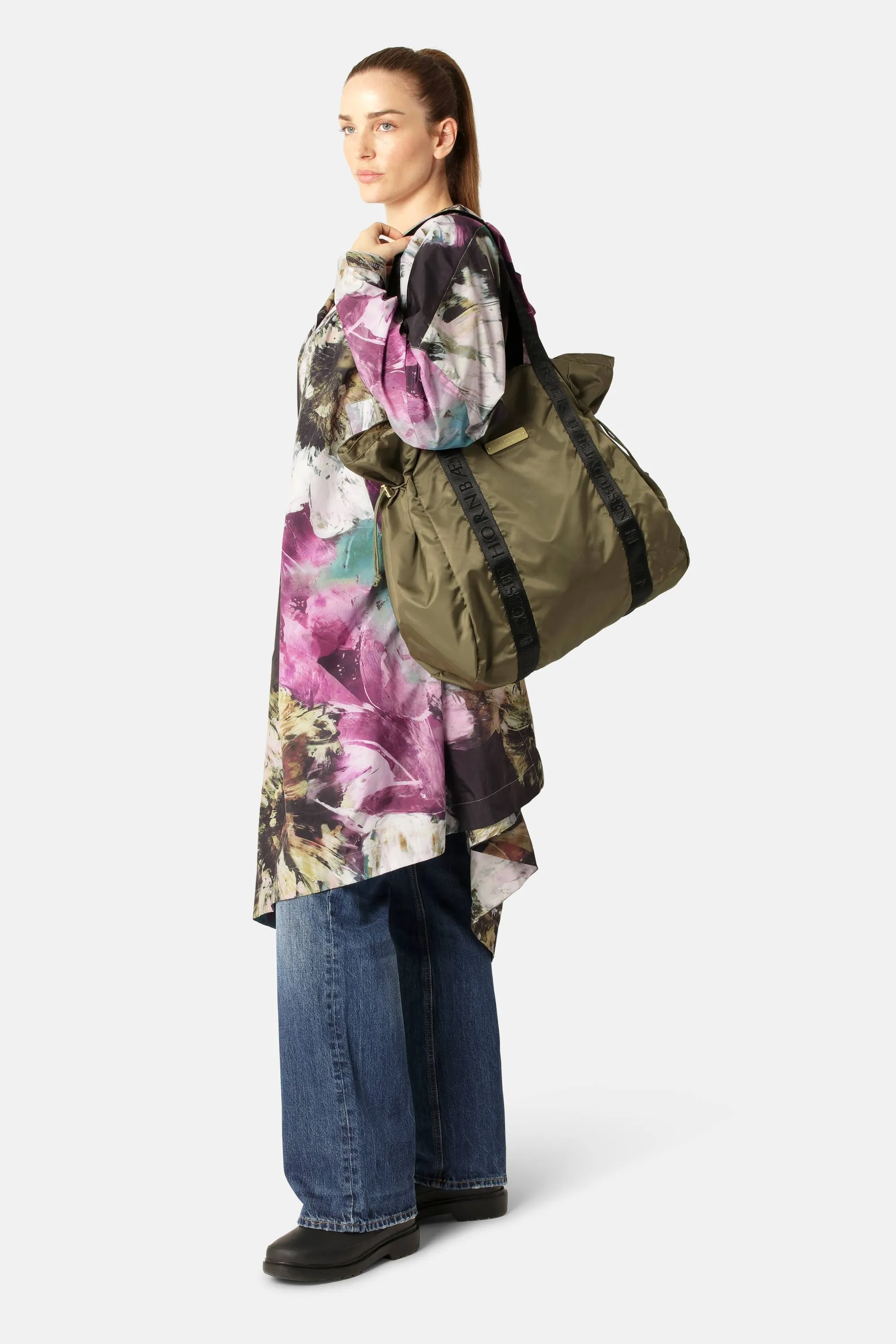 Lätt Regn Shopperväska - Army