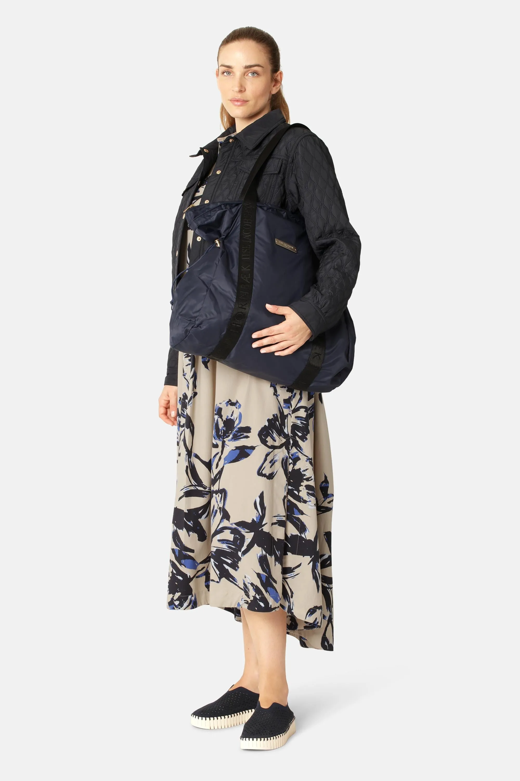 Lätt Regn Shopperväska - Dark Indigo