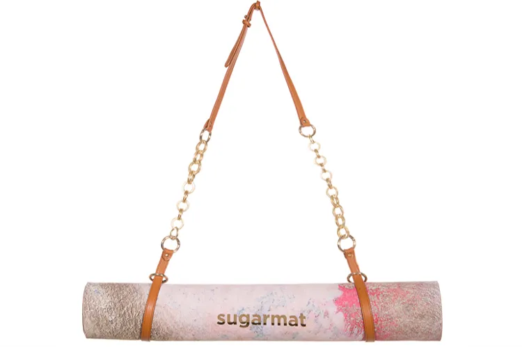 Luxe Caramel Yoga Mat Carrier
