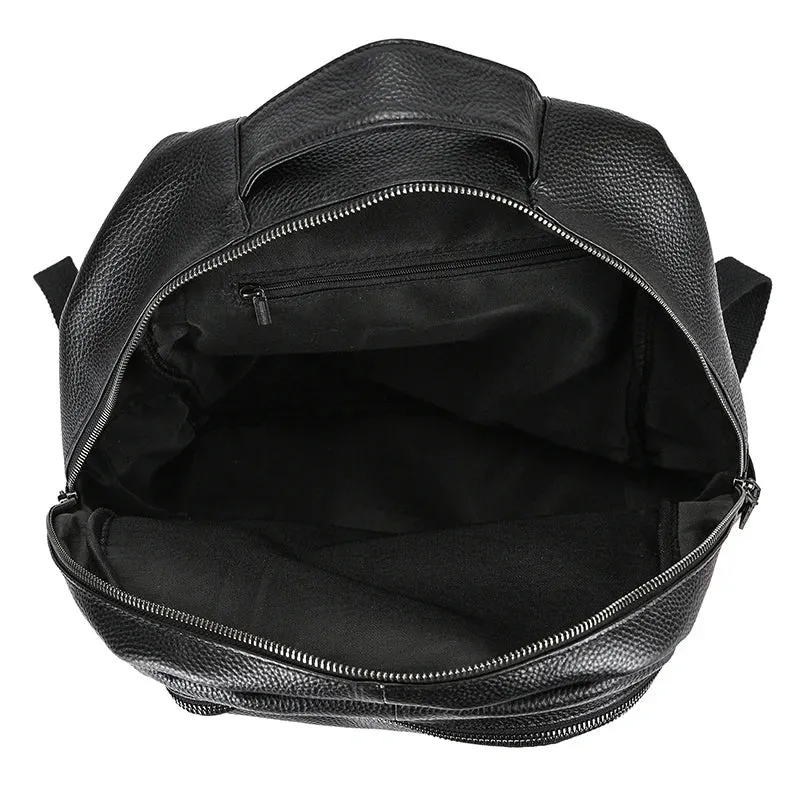 Luxury Leather Backpack 15.6" for Men Laptop Travel Backpack