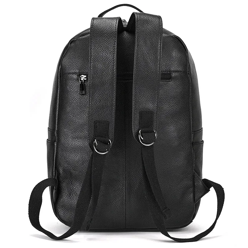Luxury Leather Backpack 15.6" for Men Laptop Travel Backpack