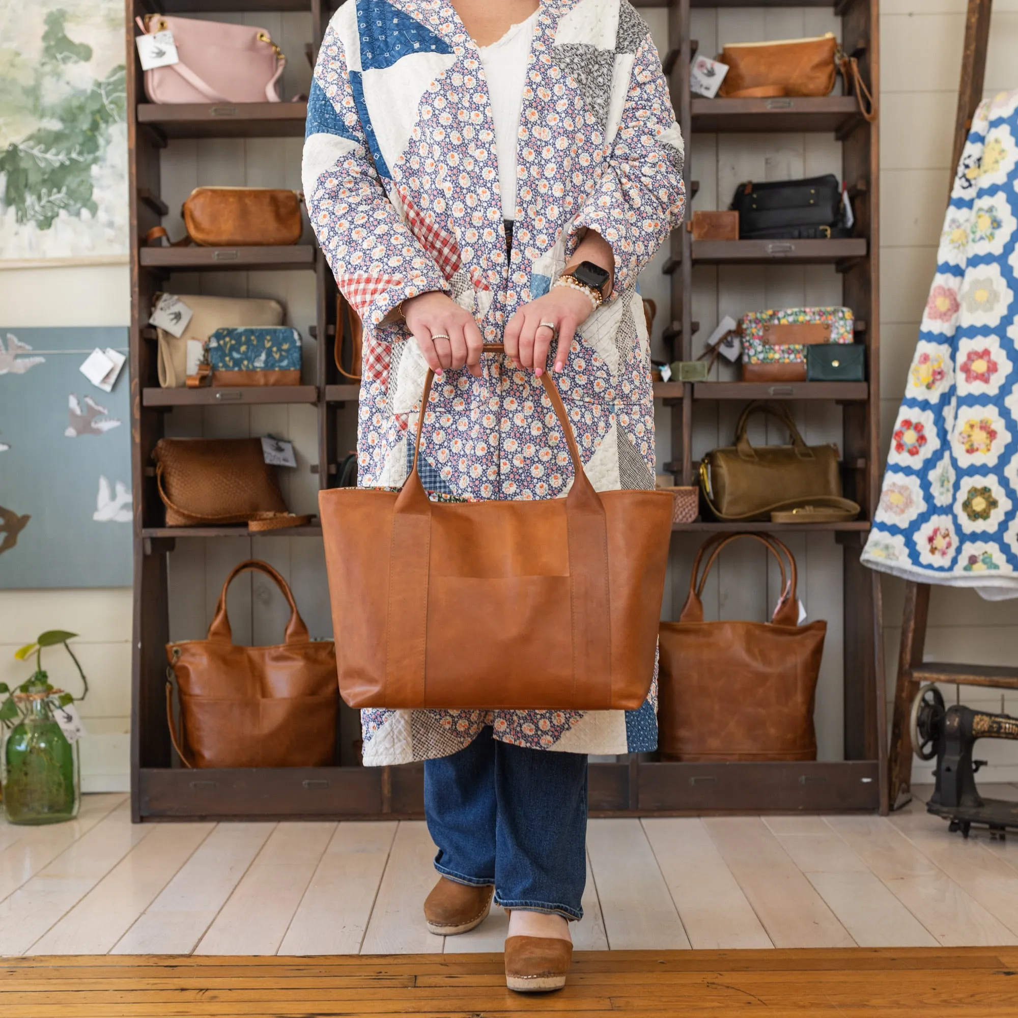Mae Tote Cognac