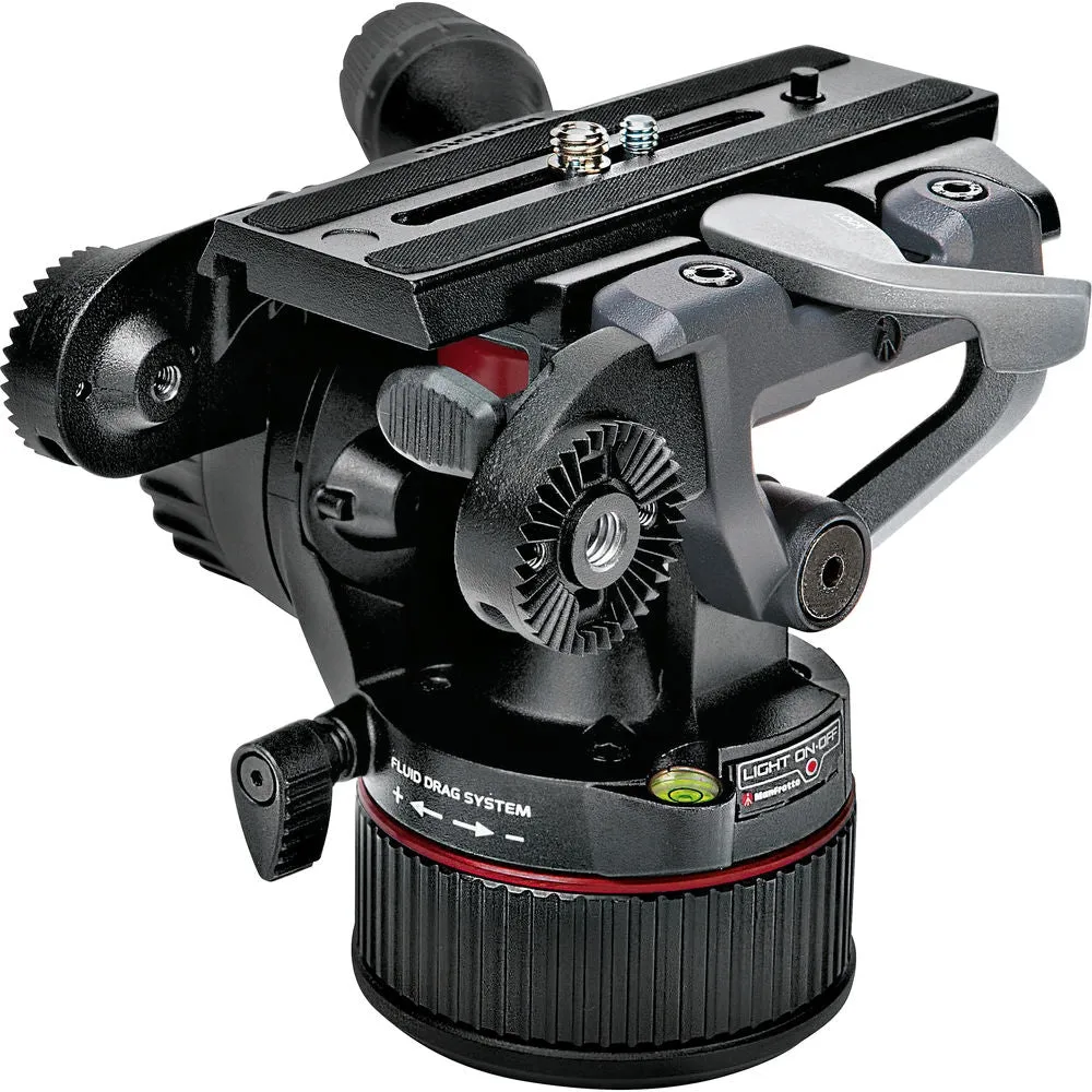 Manfrotto Nitrotech N8 Video Head & 535 Carbon Fiber Tripod