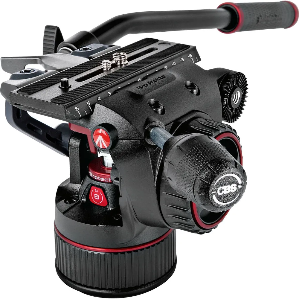 Manfrotto Nitrotech N8 Video Head & 535 Carbon Fiber Tripod