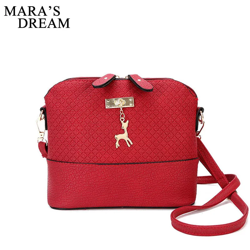 Mara's Dream 2017 Women Messenger Bags Fashion Bag With Deer Toy Shell Shape Bag Women Shoulder Crossbody Bags Free Shipping