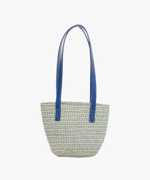 Marcial Mini in Raffia and Leather