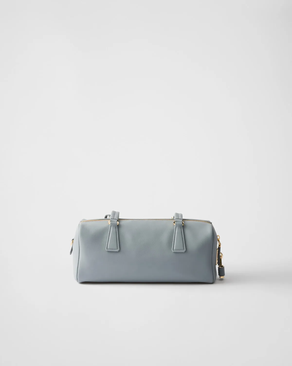Medium Leather Top-Handle Bag With Padlock