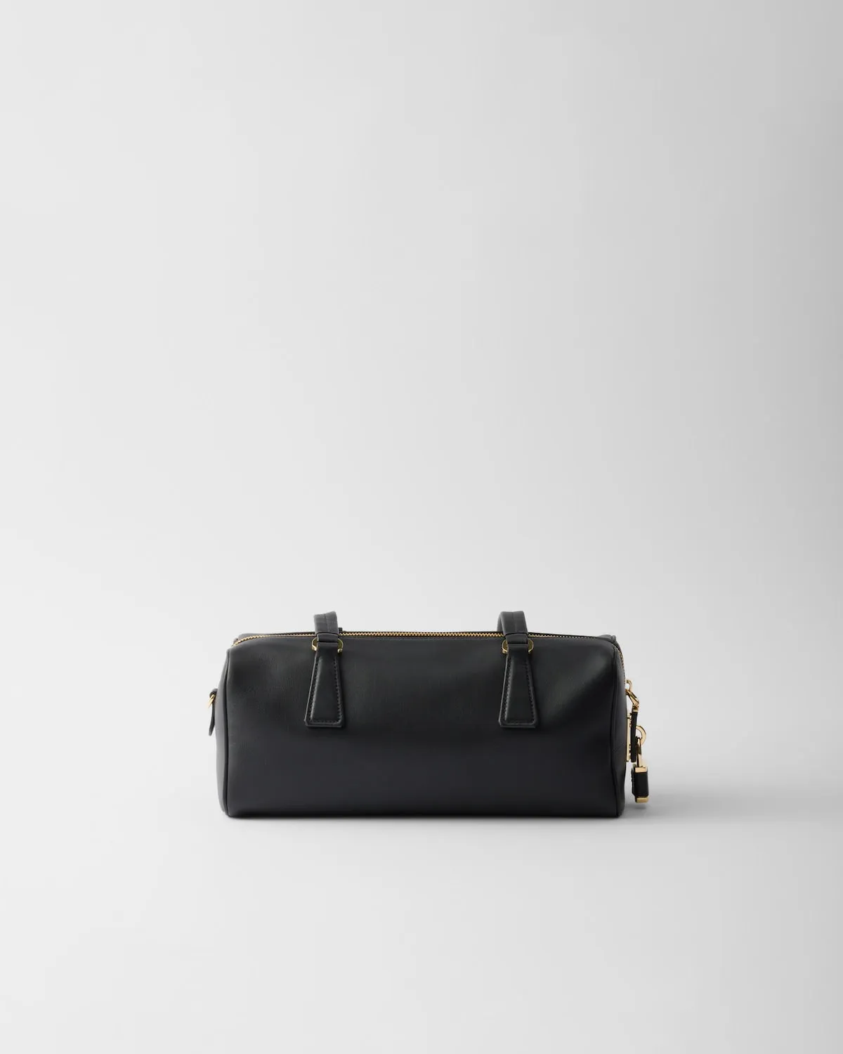 Medium Leather Top-Handle Bag With Padlock