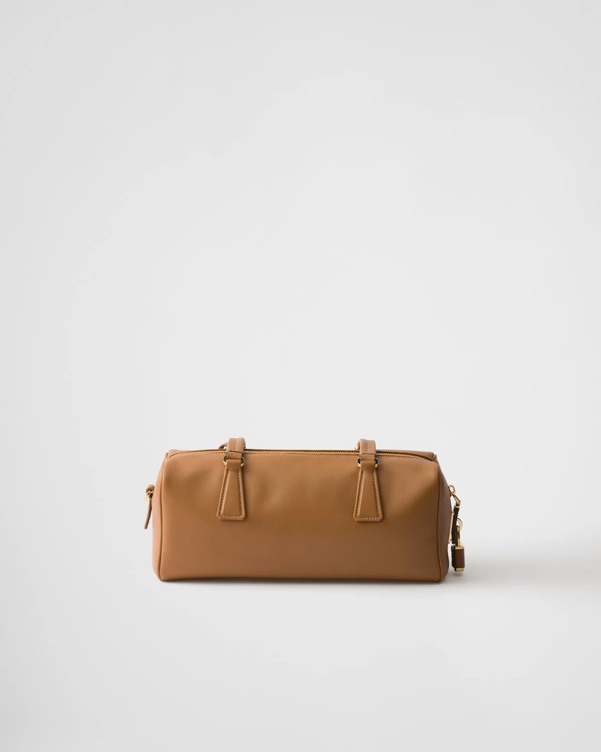 Medium Leather Top-Handle Bag With Padlock
