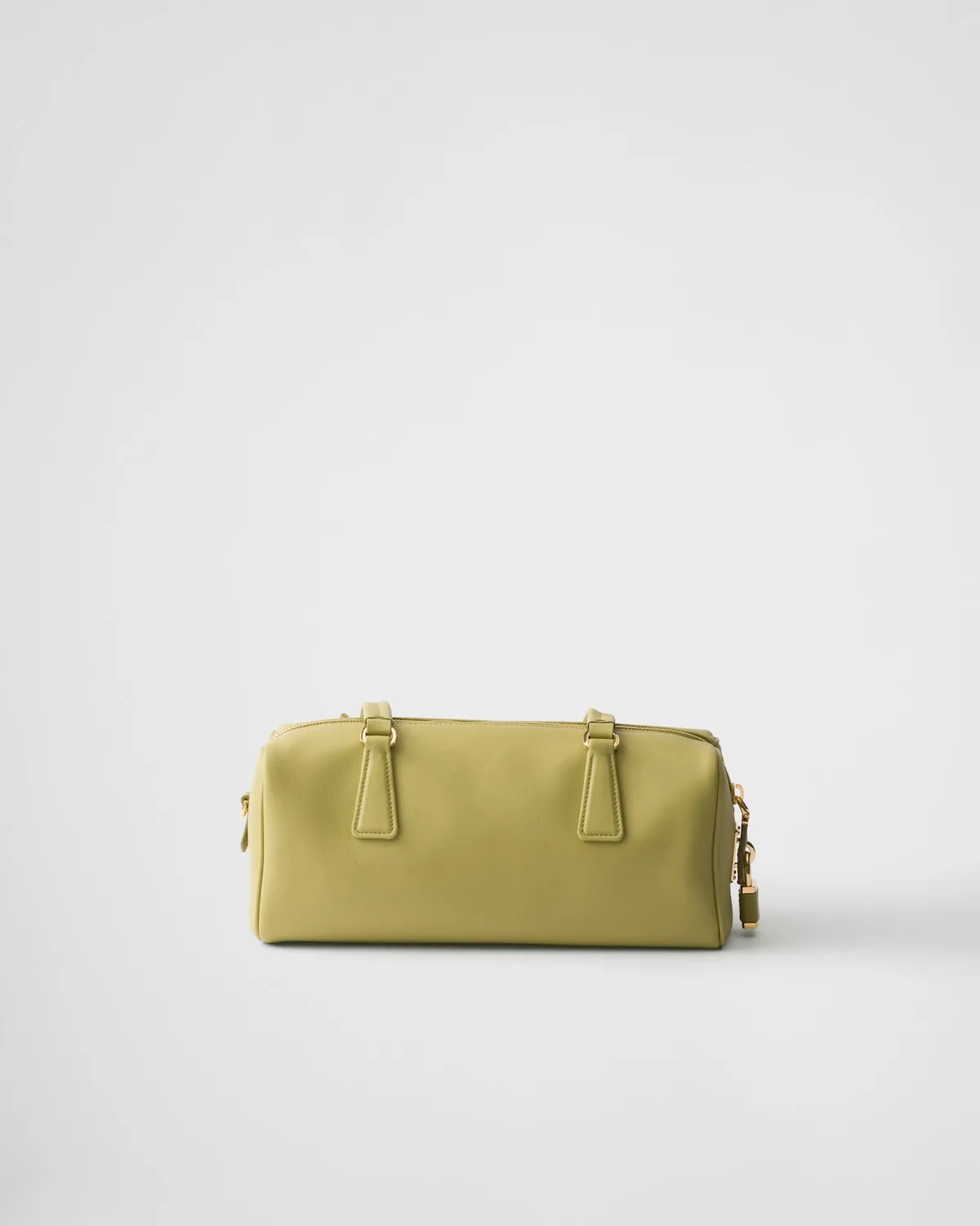 Medium Leather Top-Handle Bag With Padlock