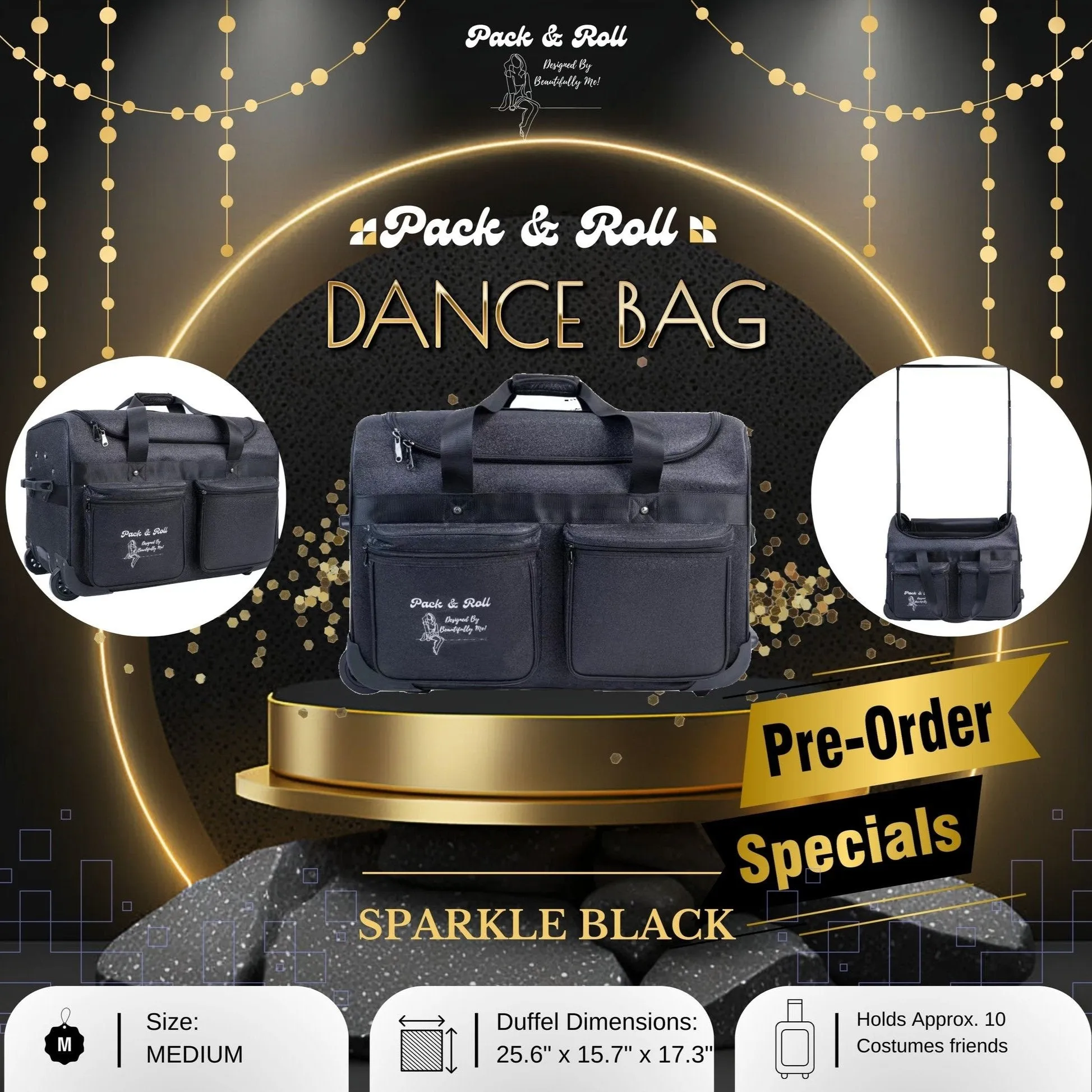 Medium Pack & Roll Dance Bag  - STORE PICK UP ONLY