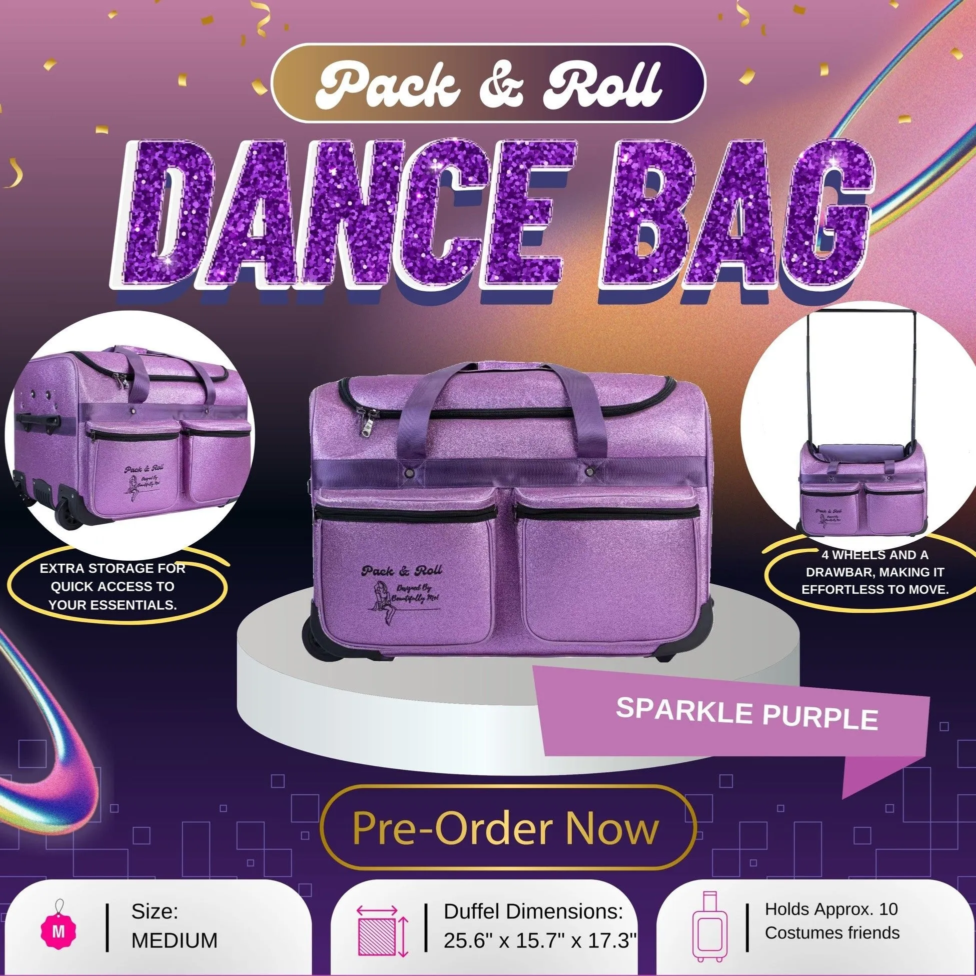Medium Pack & Roll Dance Bag  - STORE PICK UP ONLY