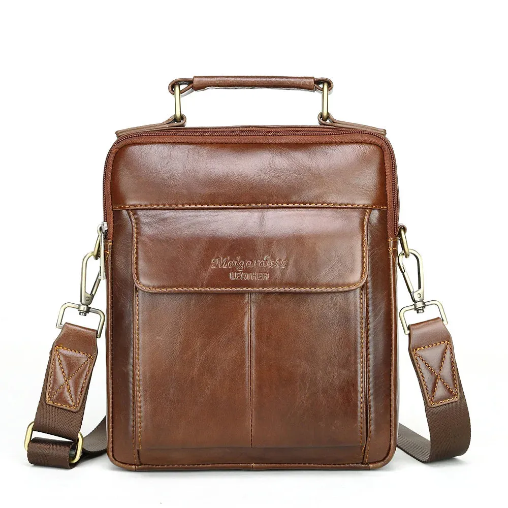 Men's Genuine Leather Messenger Handbags