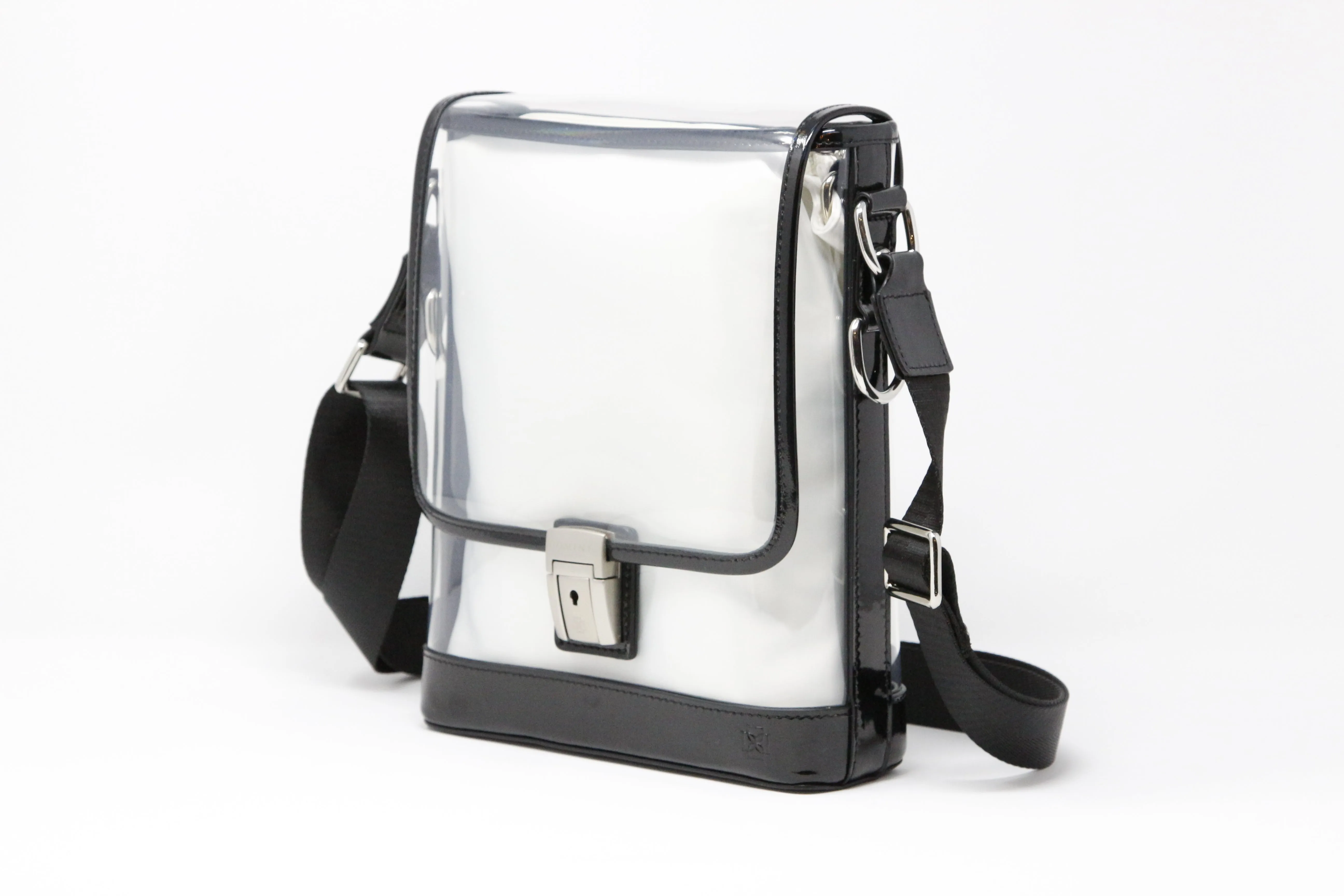 Messenger - Black Holographic Patent Leather