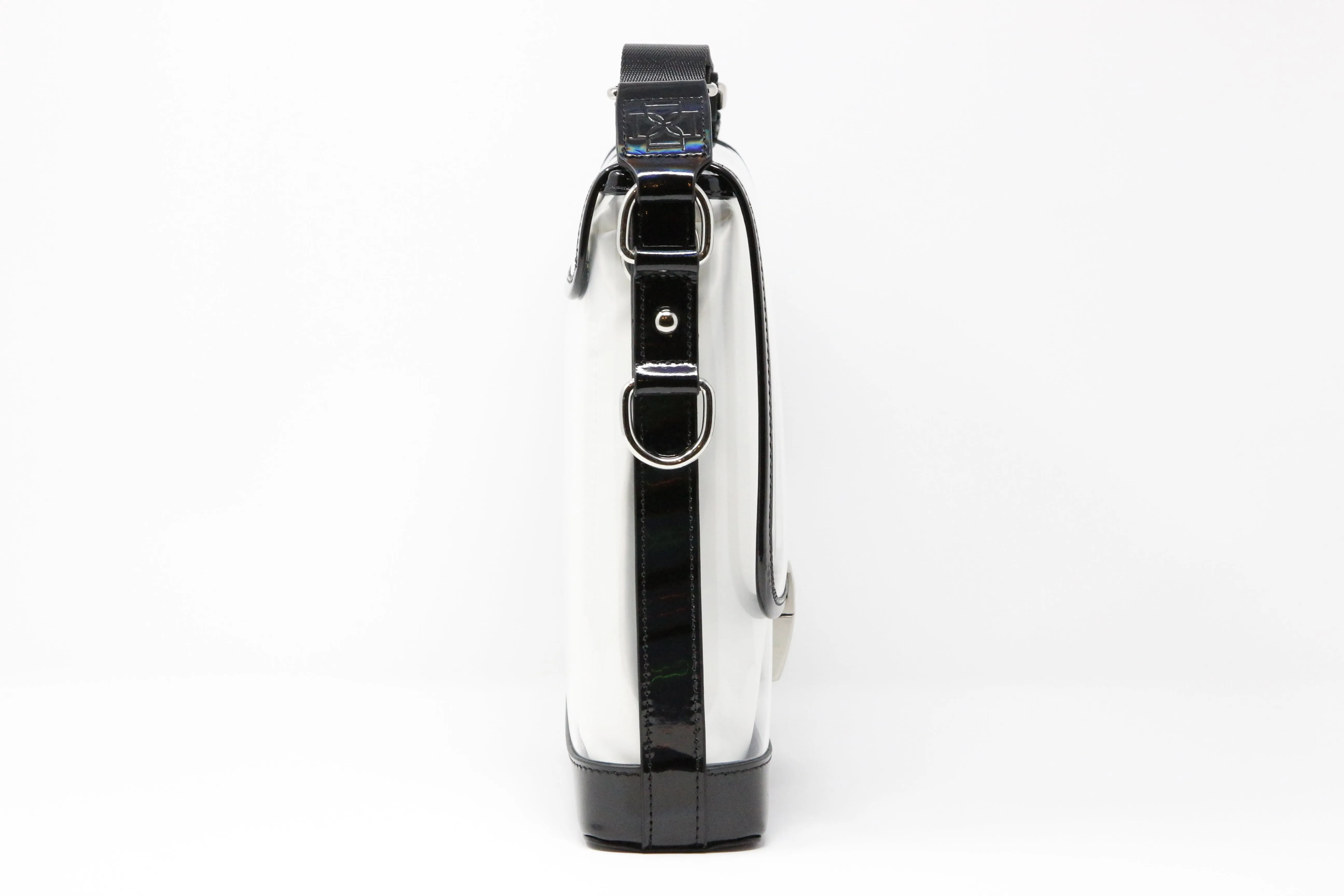 Messenger - Black Holographic Patent Leather