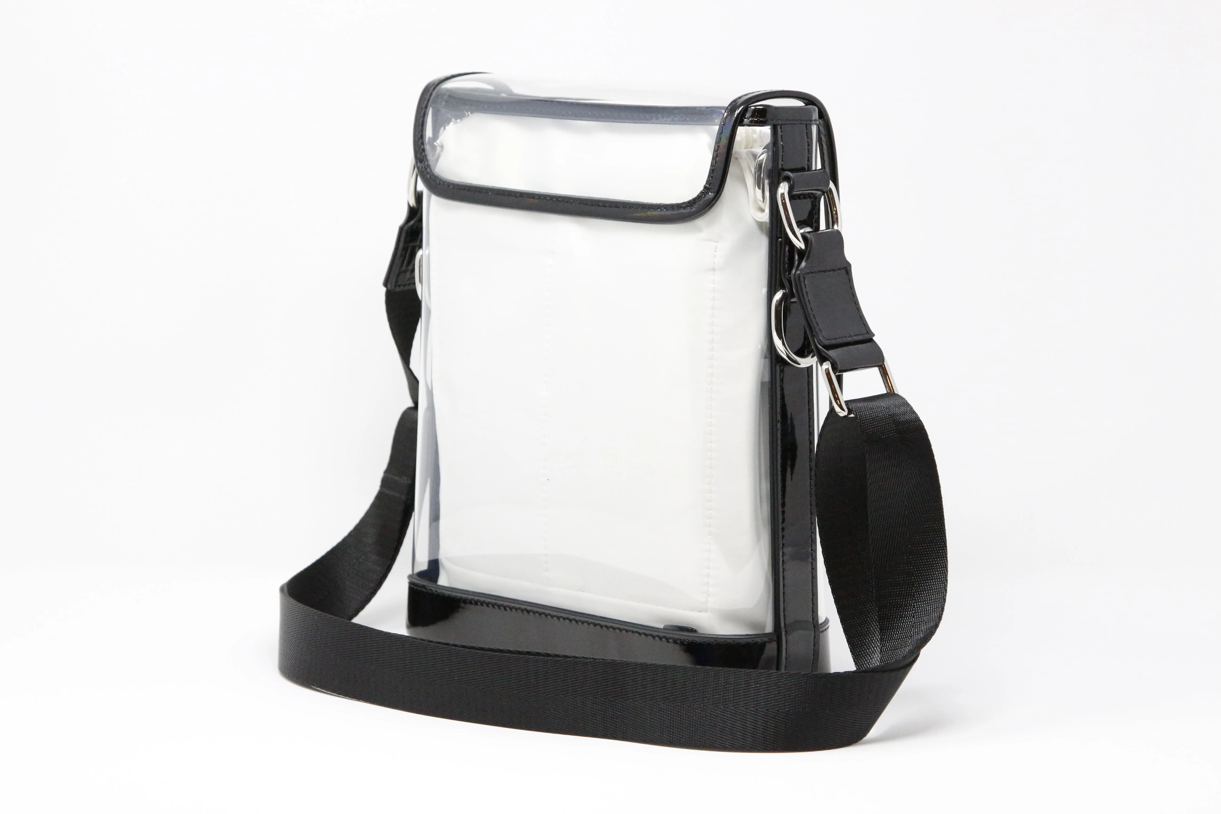 Messenger - Black Holographic Patent Leather