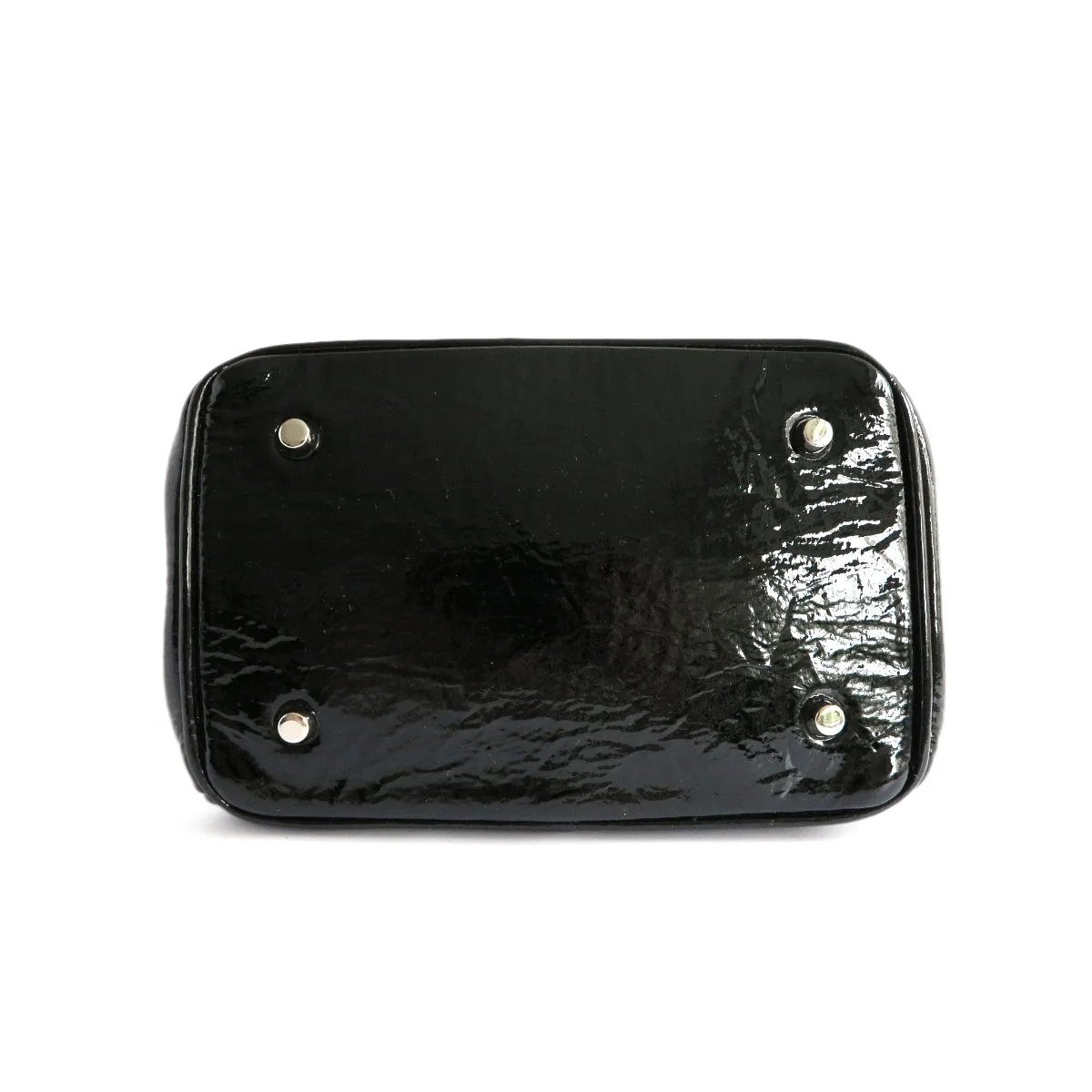 Micro Be Dior Bag in Black Patent Leather