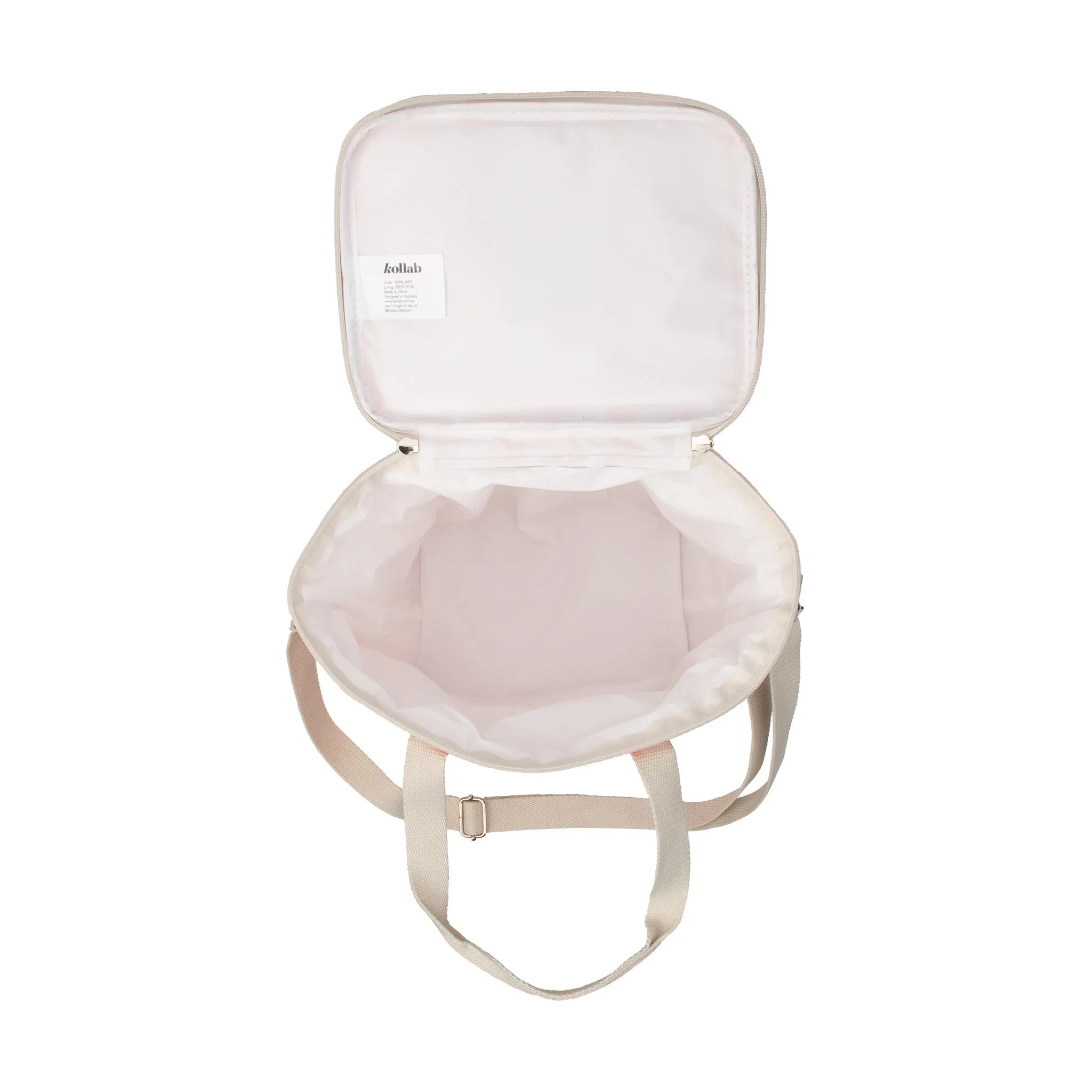 Mini Cooler Watermelon Peach Check