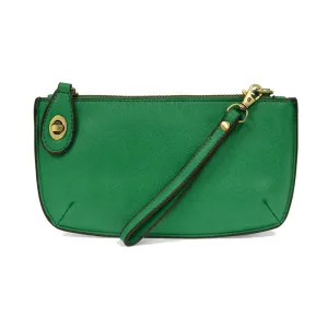 Mini Crossbody Wristlet Clutch in Clover