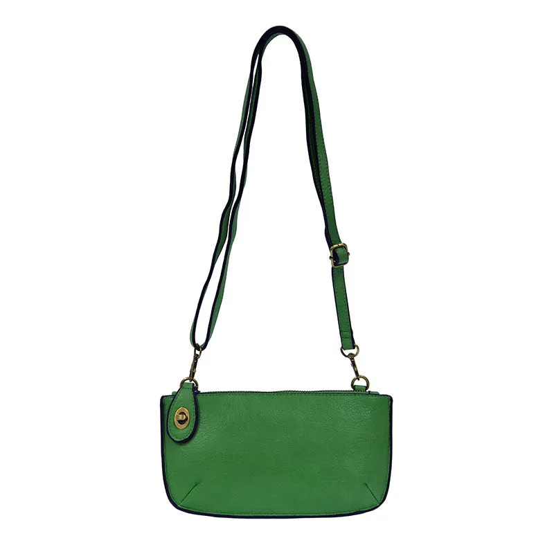 Mini Crossbody Wristlet Clutch in Clover