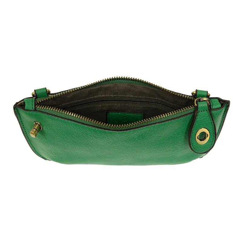 Mini Crossbody Wristlet Clutch in Clover