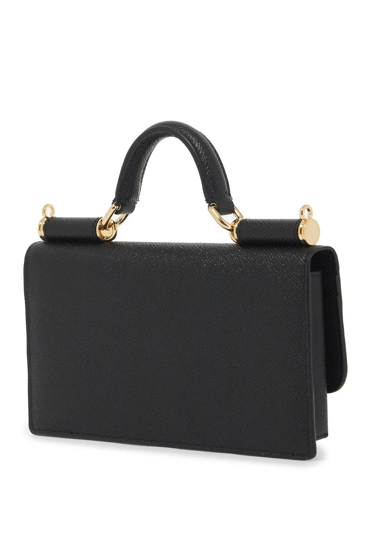 mini dauphine leather hand