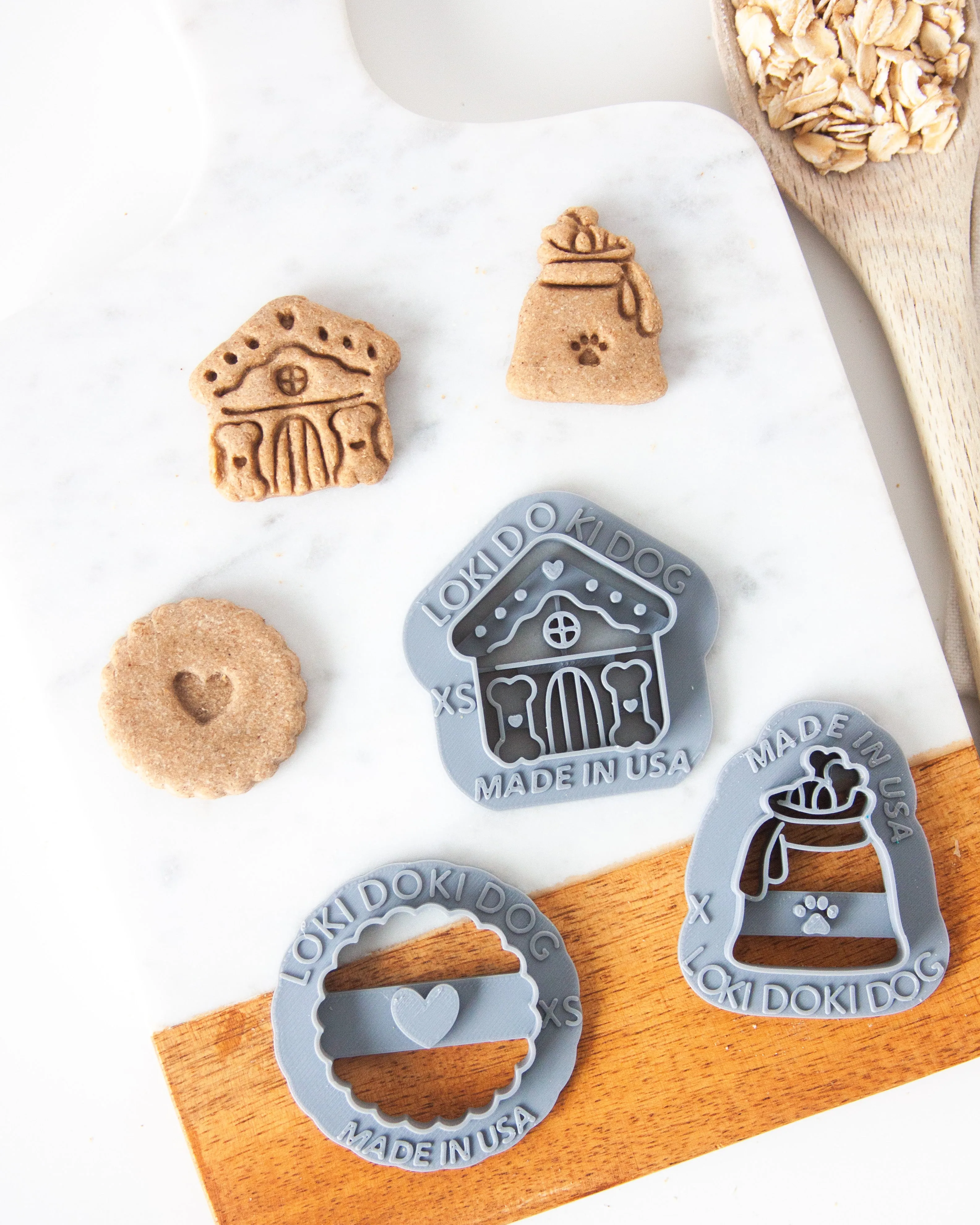 MINI Holiday & Christmas Cookie Cutter Designs -  1.5" SIZE- BUNDLES AVAILABLE - (Mini Cutter TOOL Highly Recommended- Sold Seperately)