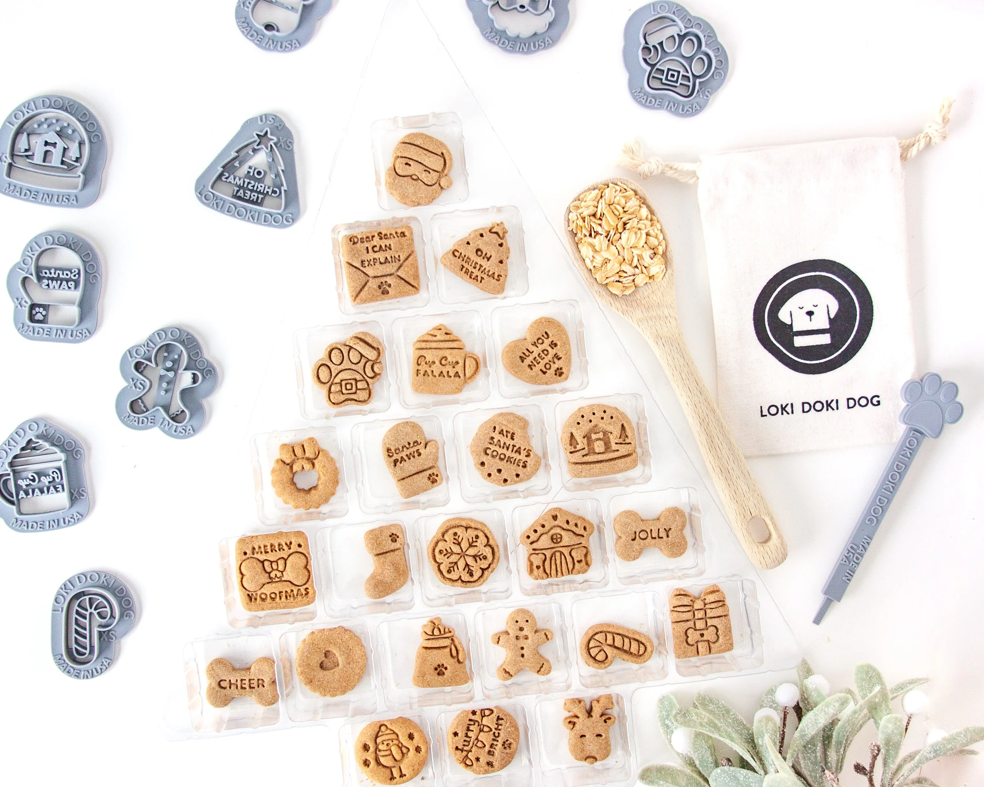 MINI Holiday & Christmas Cookie Cutter Designs -  1.5" SIZE- BUNDLES AVAILABLE - (Mini Cutter TOOL Highly Recommended- Sold Seperately)