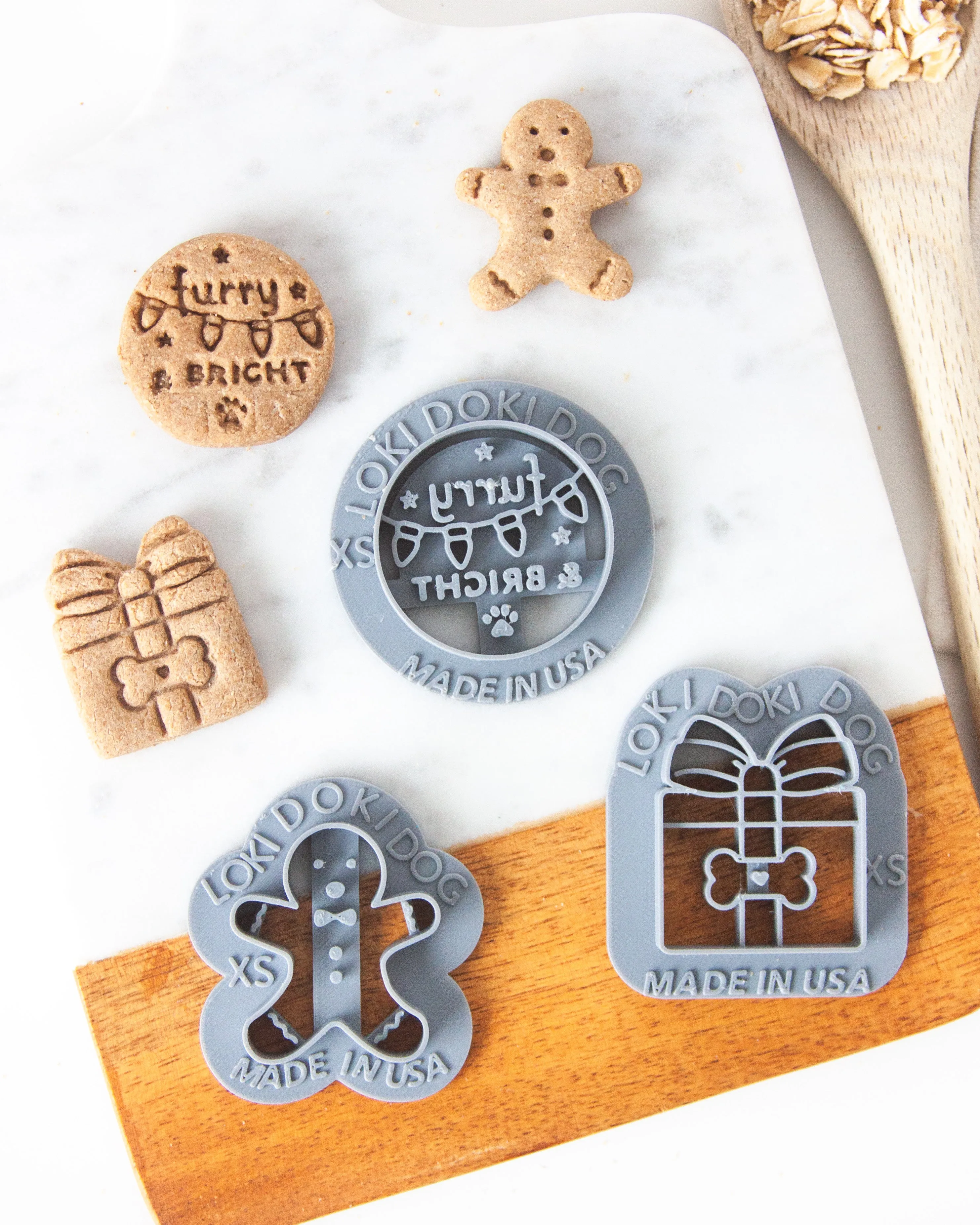 MINI Holiday & Christmas Cookie Cutter Designs -  1.5" SIZE- BUNDLES AVAILABLE - (Mini Cutter TOOL Highly Recommended- Sold Seperately)