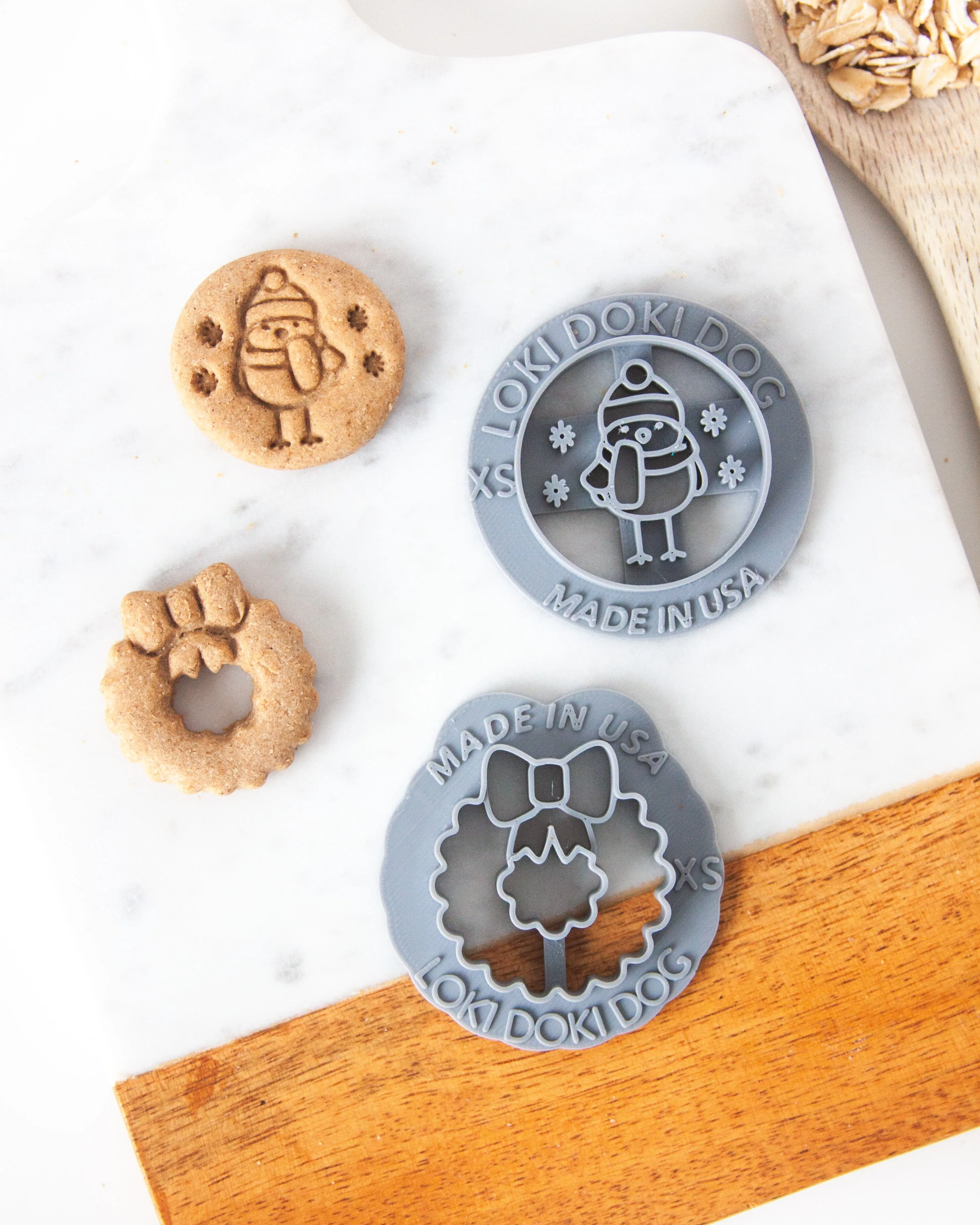 MINI Holiday & Christmas Cookie Cutter Designs -  1.5" SIZE- BUNDLES AVAILABLE - (Mini Cutter TOOL Highly Recommended- Sold Seperately)