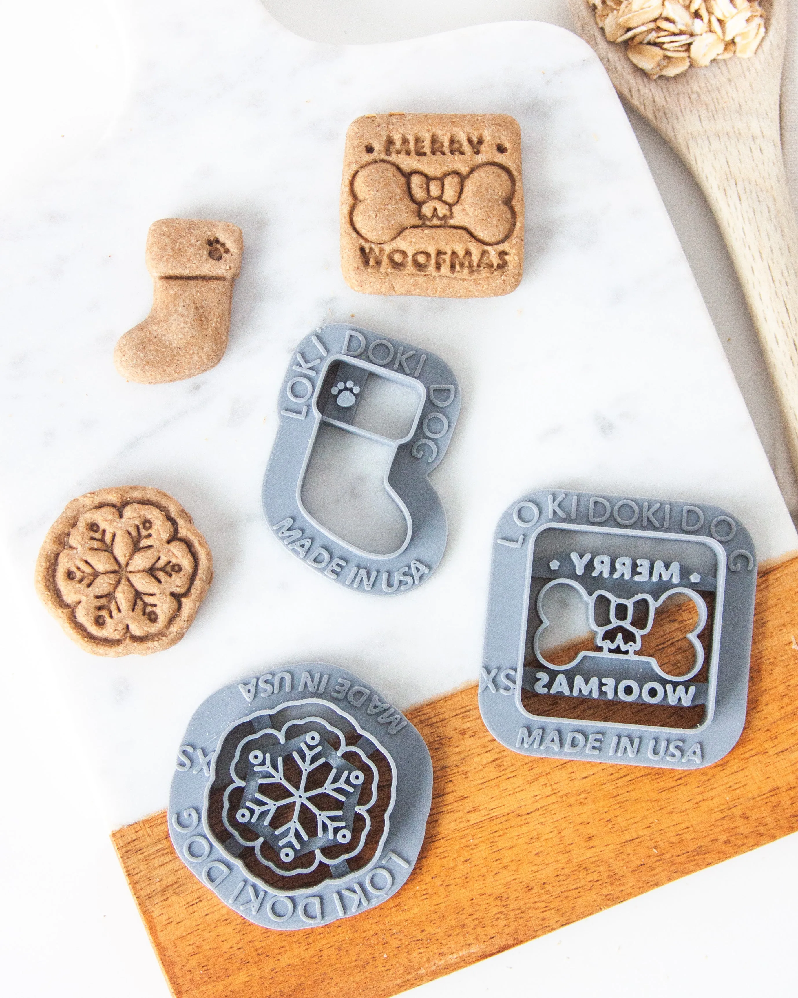 MINI Holiday & Christmas Cookie Cutter Designs -  1.5" SIZE- BUNDLES AVAILABLE - (Mini Cutter TOOL Highly Recommended- Sold Seperately)