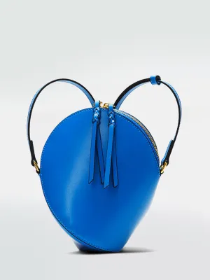 Mini Leather Shell Clutch Pea Crossbody Handbag