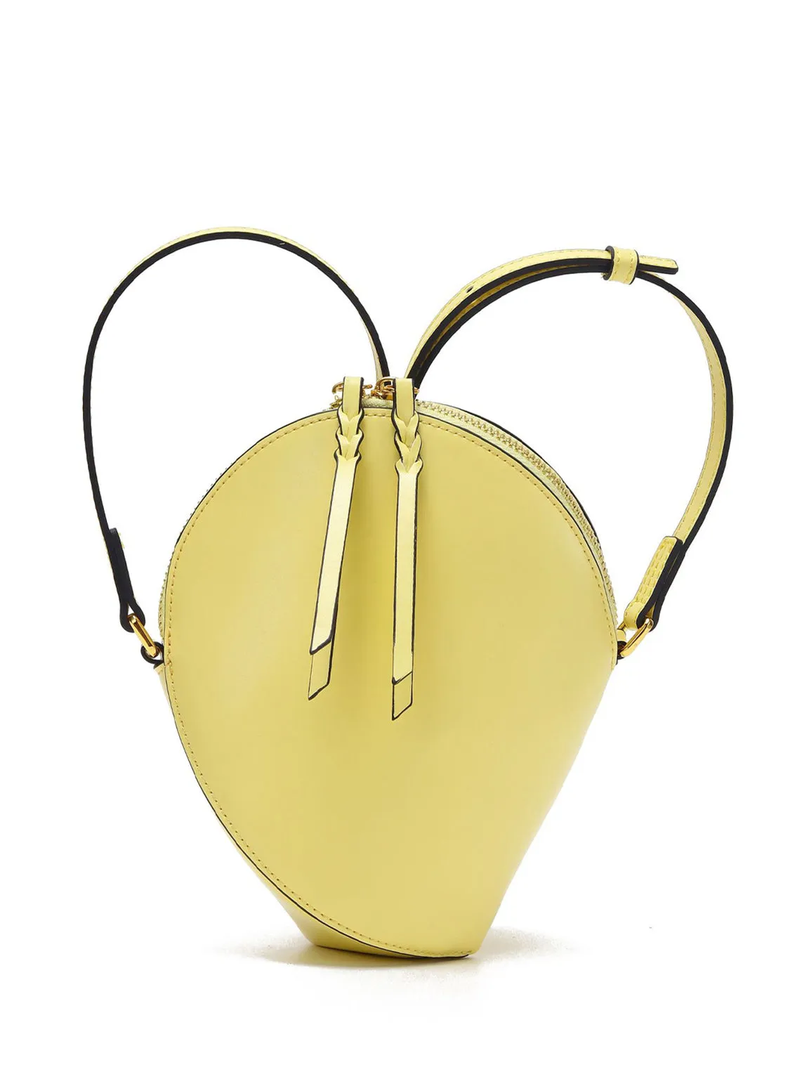 Mini Leather Shell Clutch Pea Crossbody Handbag