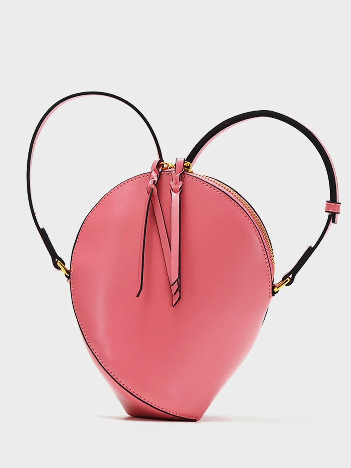 Mini Leather Shell Clutch Pea Crossbody Handbag