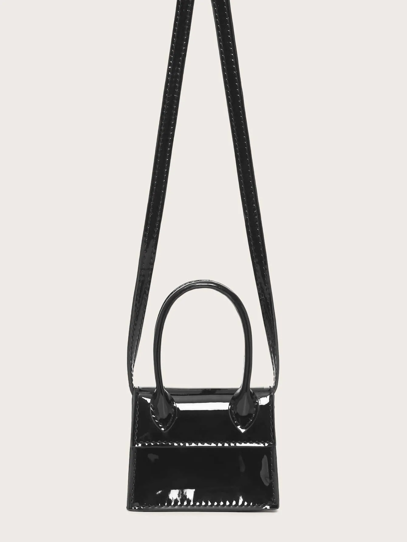 Mini Neon Orange Satchel Bag - 𝘚𝘚²³