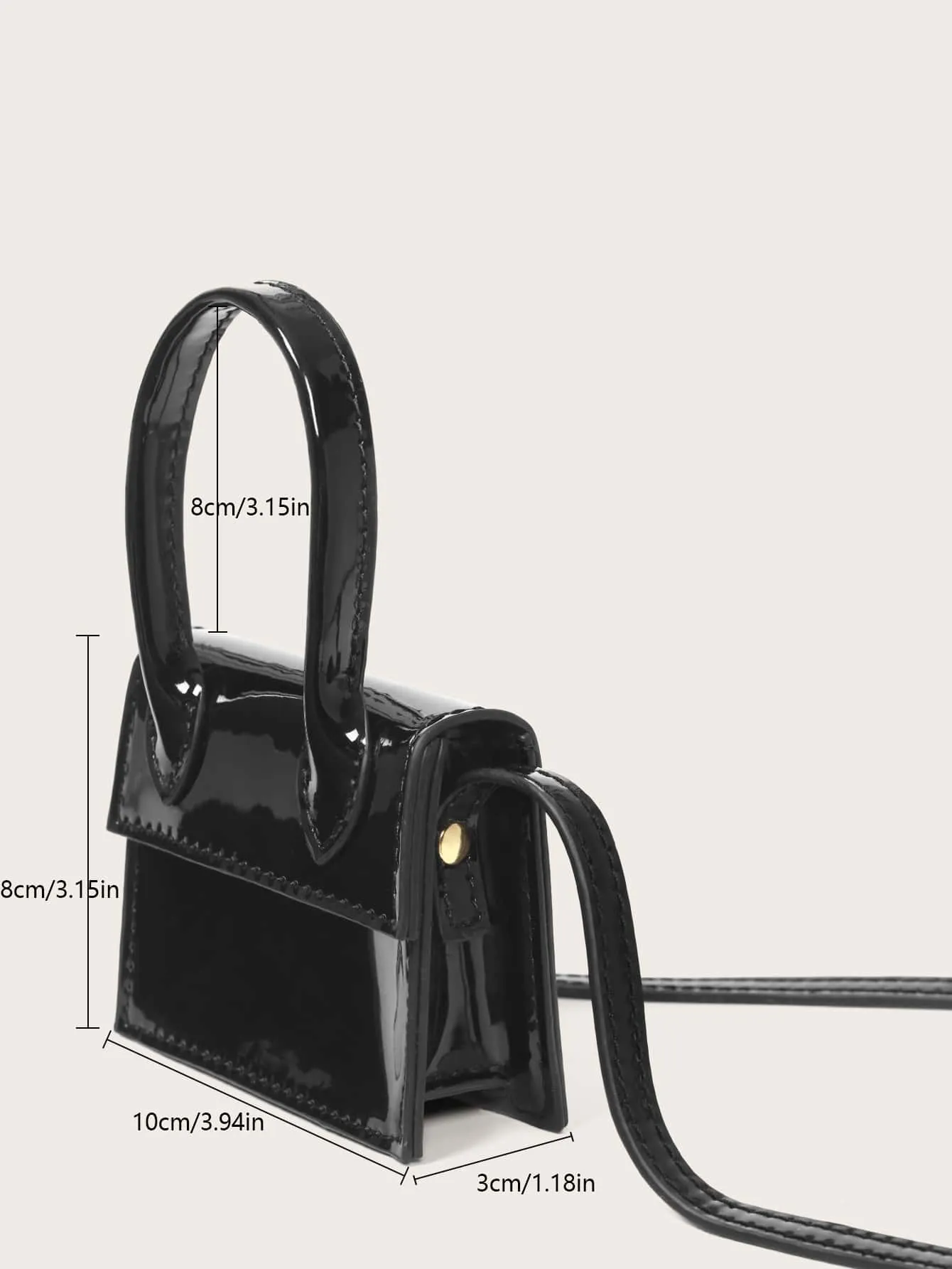 Mini Neon Orange Satchel Bag - 𝘚𝘚²³