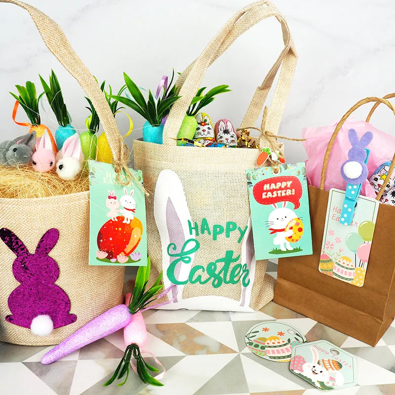 MINI PAPER BAGS 15X12CM NATURAL 4PC