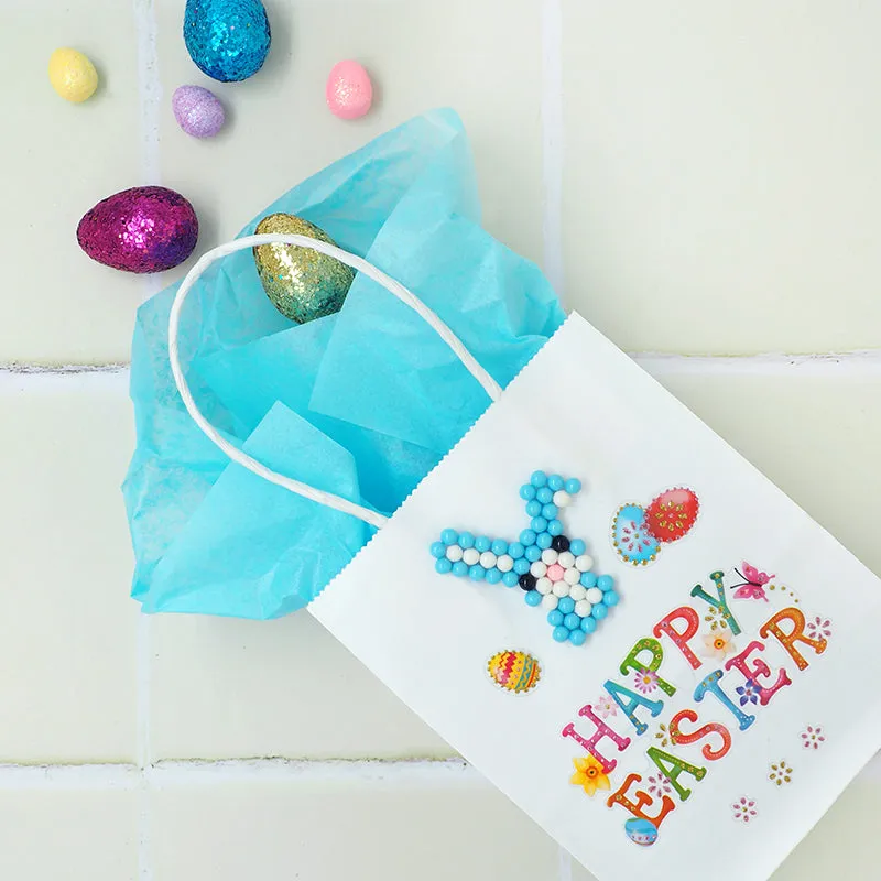 MINI PAPER BAGS 15X12CM WHITE 4PC