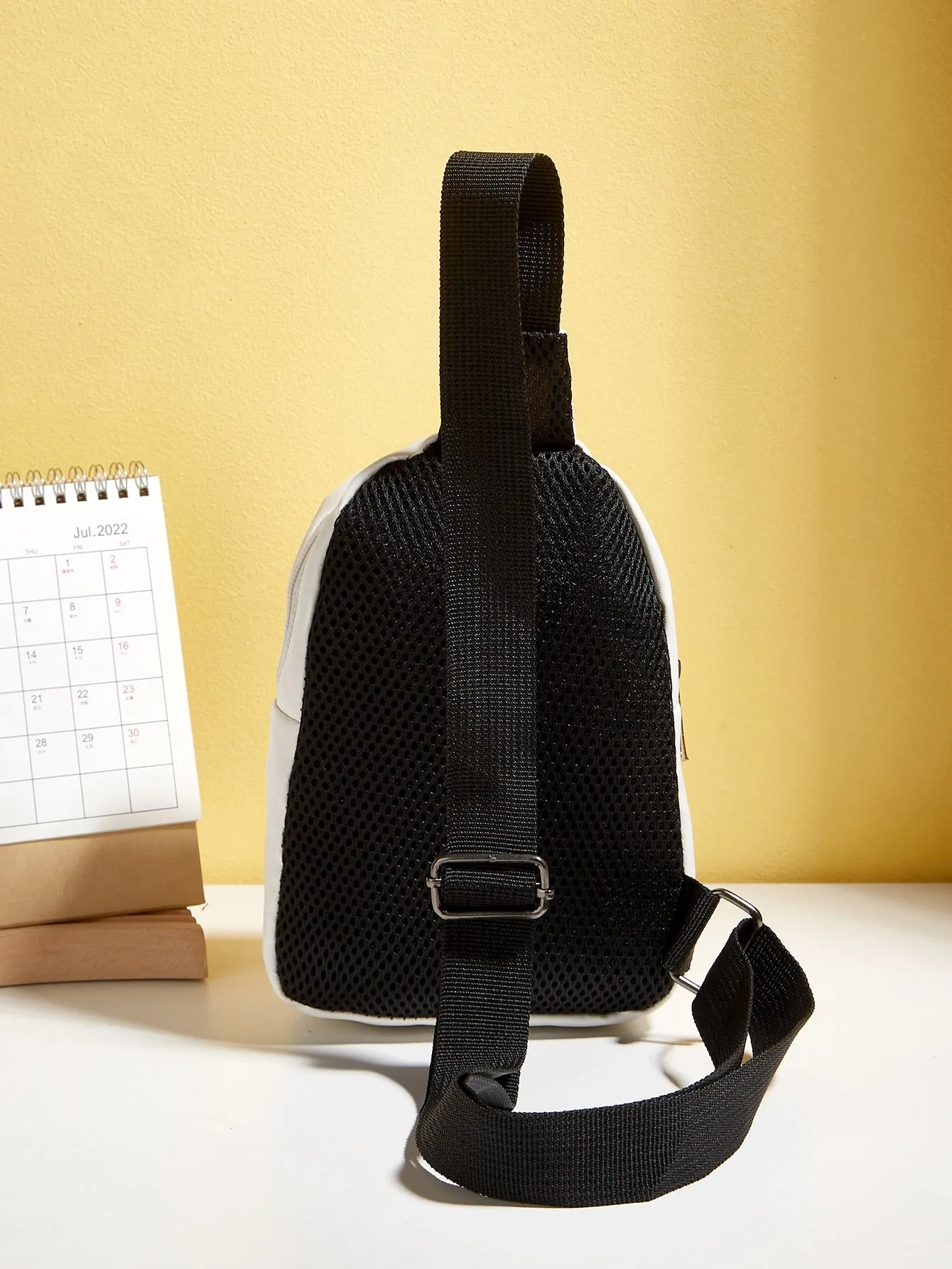 Mini Quilted Sling Bag - Black