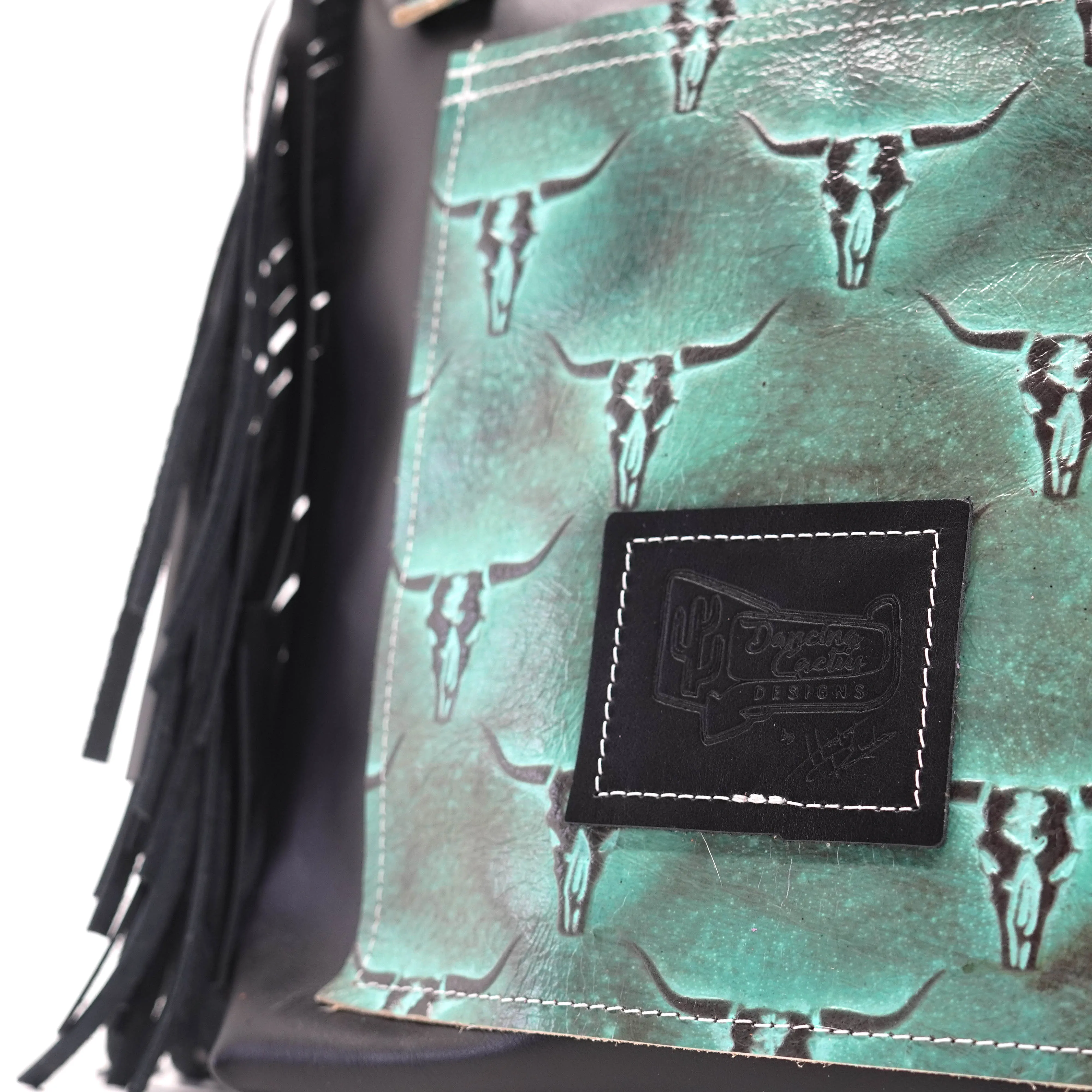 Mini Trisha - Centered Brindle w/ Royston Skulls
