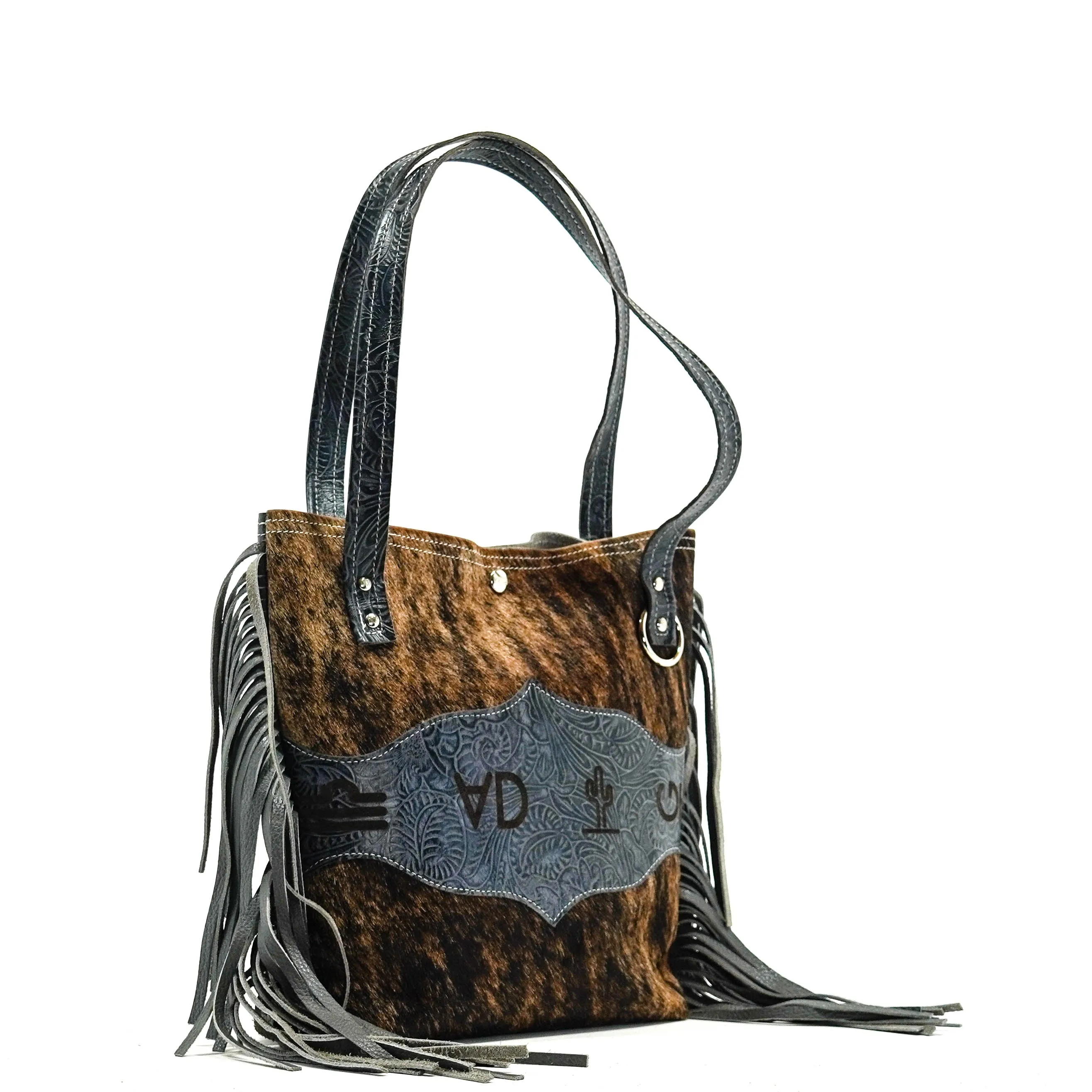Mini Trisha - Two-Tone Brindle w/ Blue Jean Tool