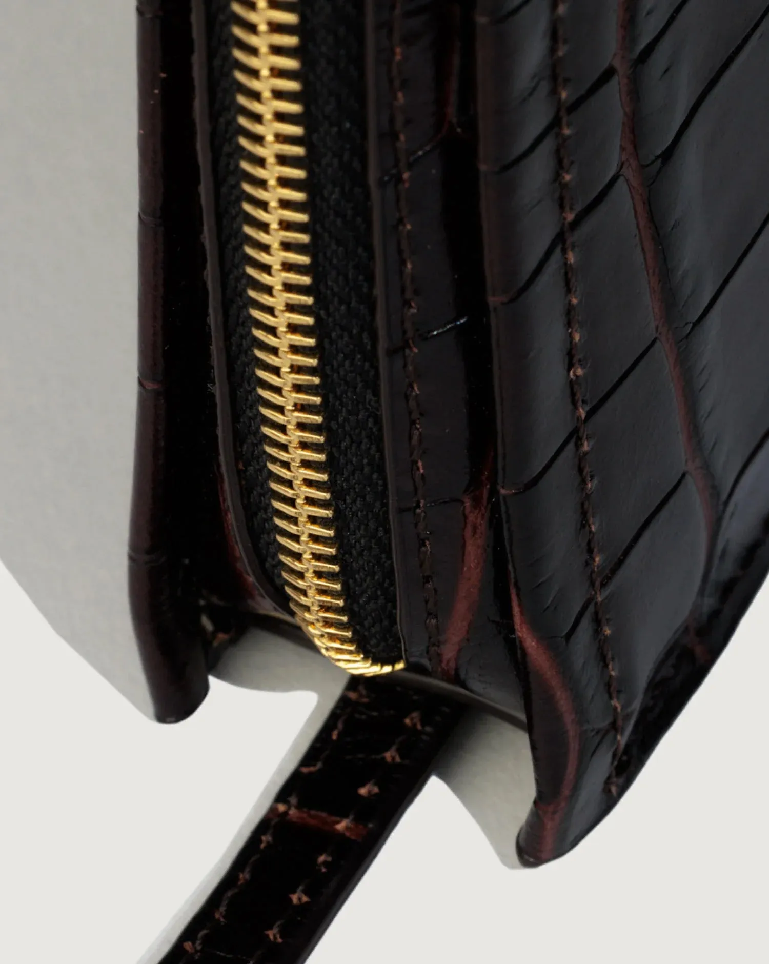 Mini Vi Pouch | Sienna Croc