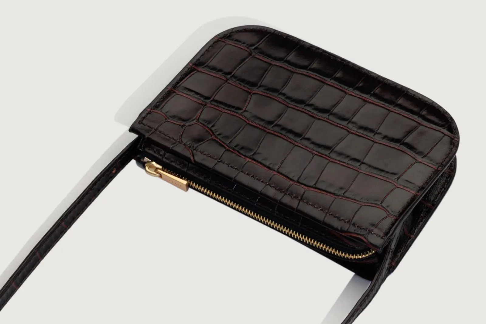 Mini Vi Pouch | Sienna Croc