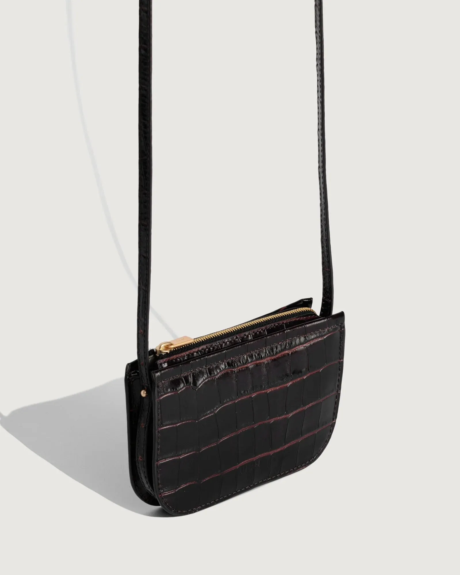 Mini Vi Pouch | Sienna Croc